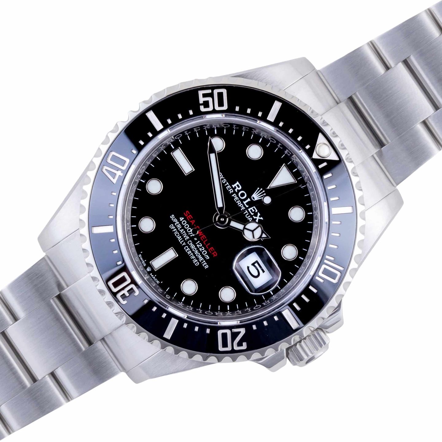Rolex Sea-Dweller 126600 (2021) - Black dial 43 mm Steel case (1/8)