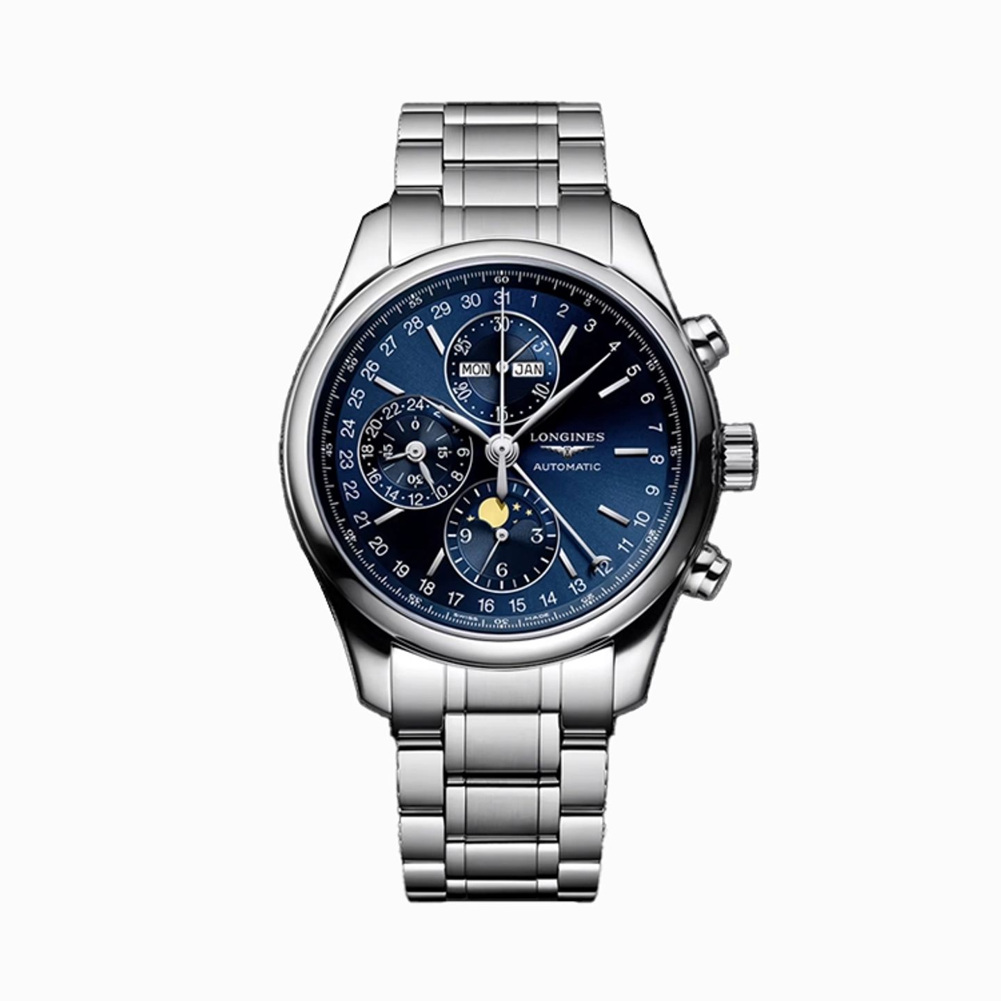 Longines Master Collection L2.773.4.92.6 (2025) - Blauw wijzerplaat 42mm Staal (1/1)