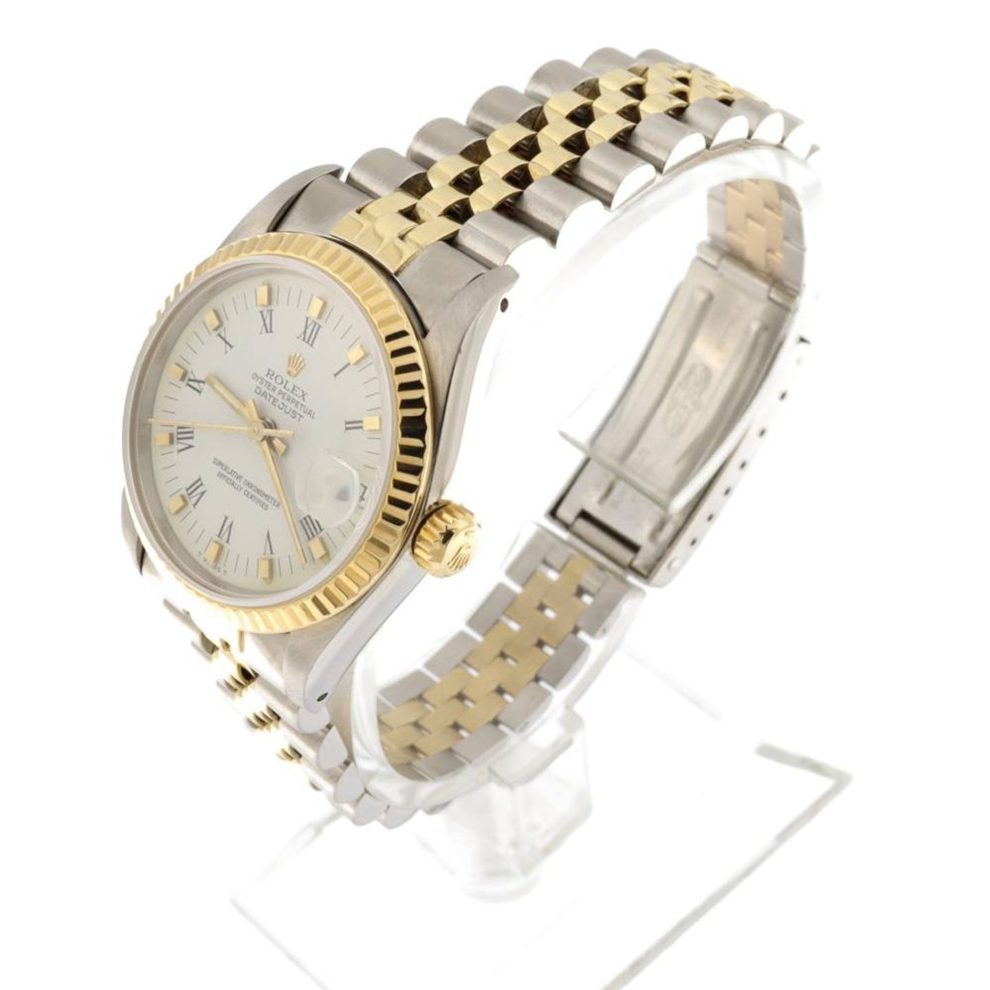 Rolex Datejust 31 68273 (1985) - White dial 31 mm Gold/Steel case (2/7)