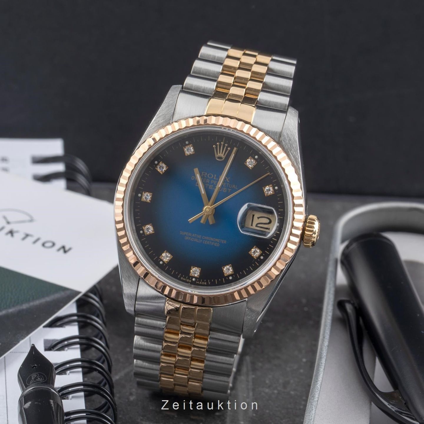 Rolex Datejust 36 16233 (Onbekend (willekeurig serienummer)) - 36mm Goud/Staal (3/8)