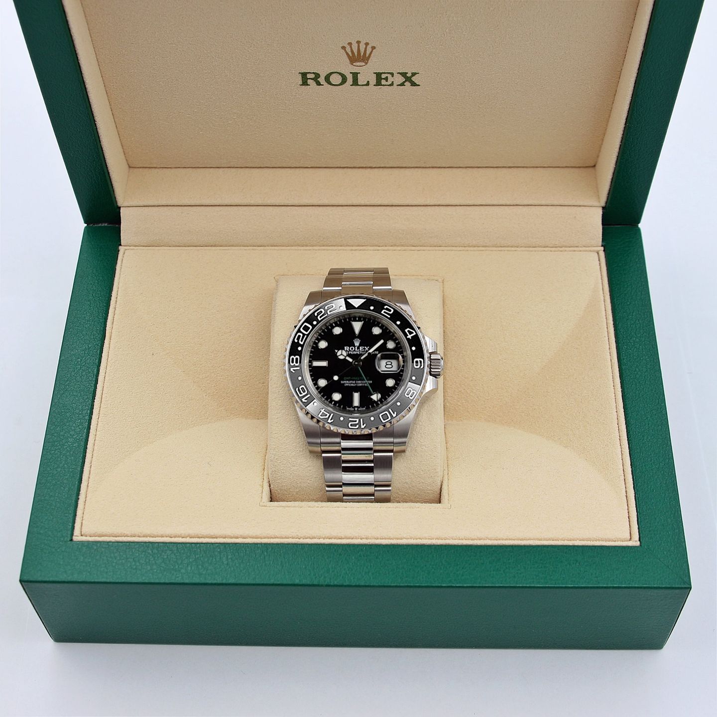 Rolex GMT-Master II 126710GRNR (2024) - Zwart wijzerplaat 40mm Staal (2/8)