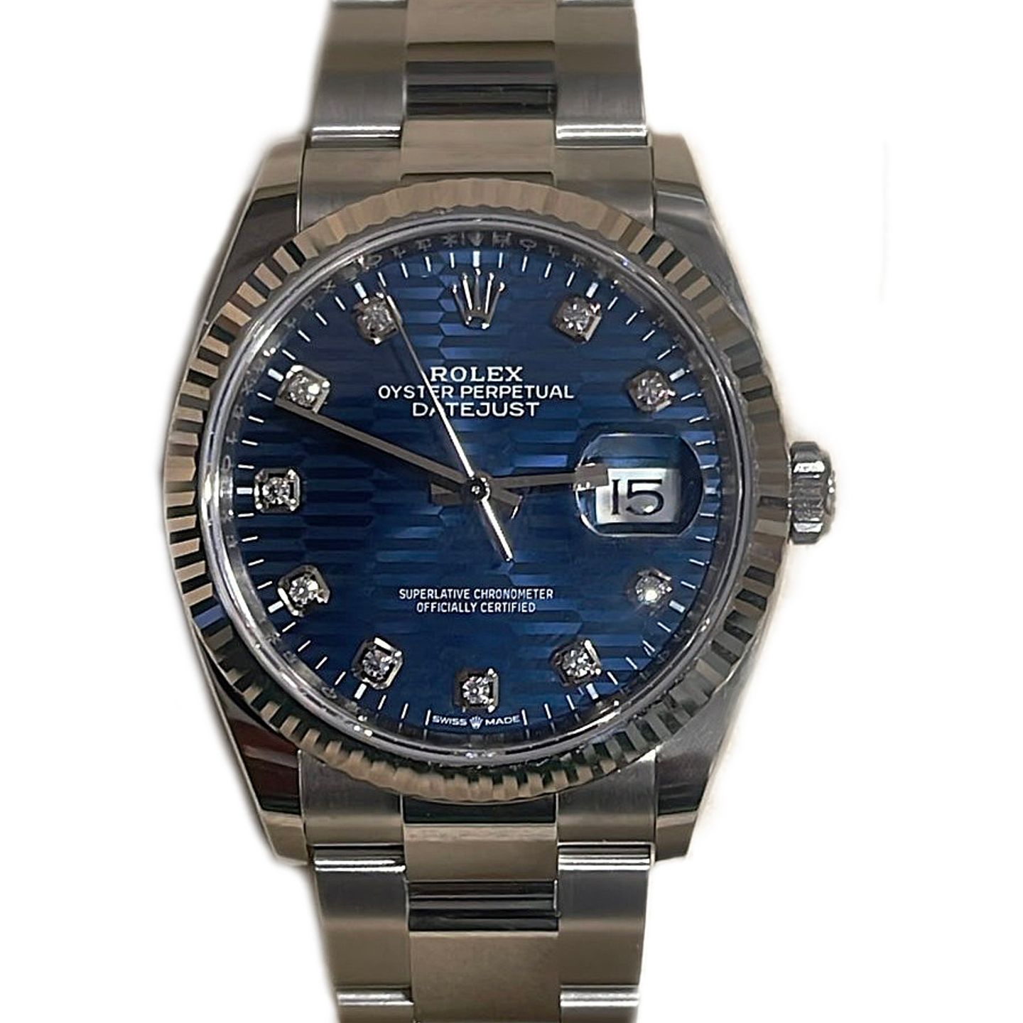 Rolex Datejust 36 126234 (2024) - Blauw wijzerplaat 36mm Staal (1/1)