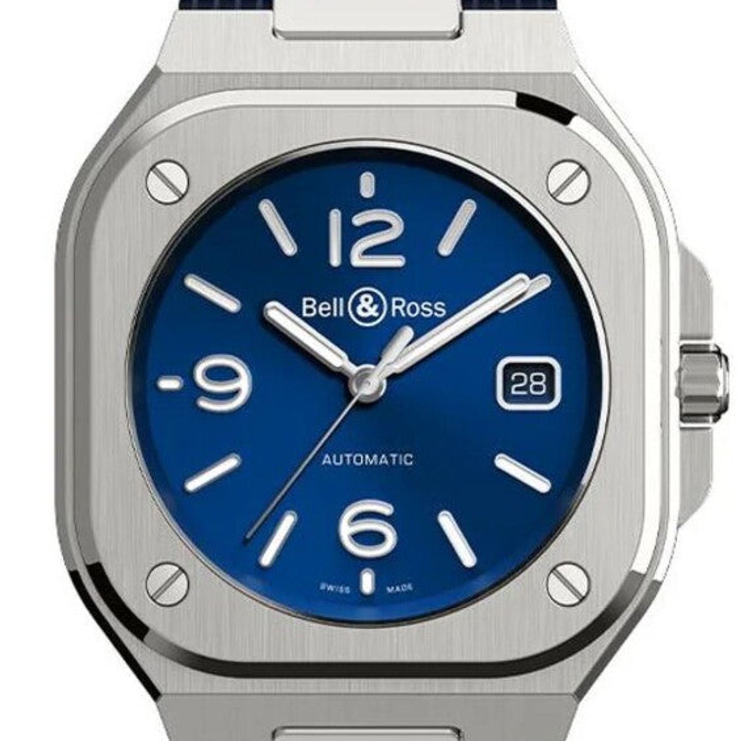 Bell & Ross BR 05 BR05A-BLU-ST/SRB (2026) - Blauw wijzerplaat 41mm Staal (1/1)