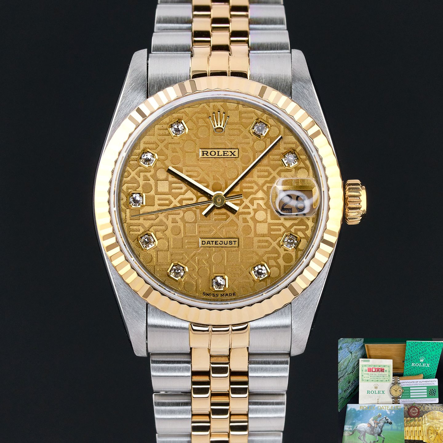 Rolex Datejust 31 68273 (1994) - 31mm Goud/Staal (1/8)