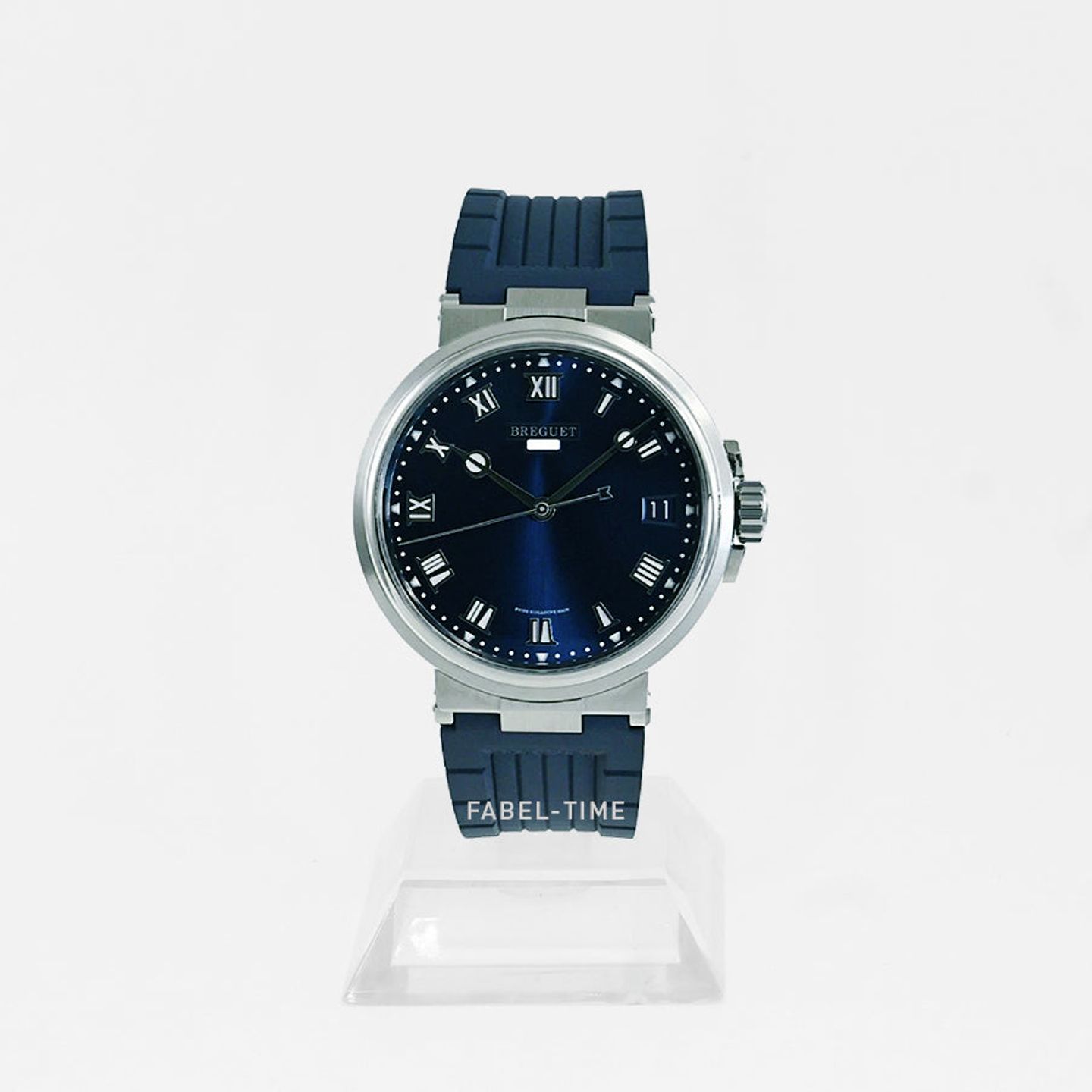 Breguet Marine 5517TI/Y1/5ZU (2025) - Blue dial 40 mm Titanium case (1/2)