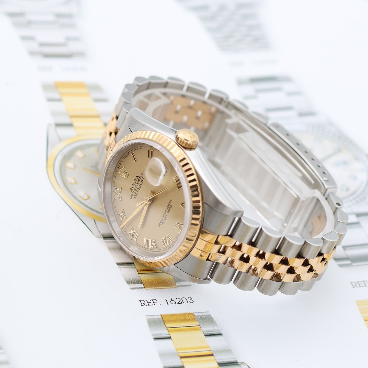Rolex Datejust 36 16233 (Onbekend (willekeurig serienummer)) - 36mm Goud/Staal (6/8)