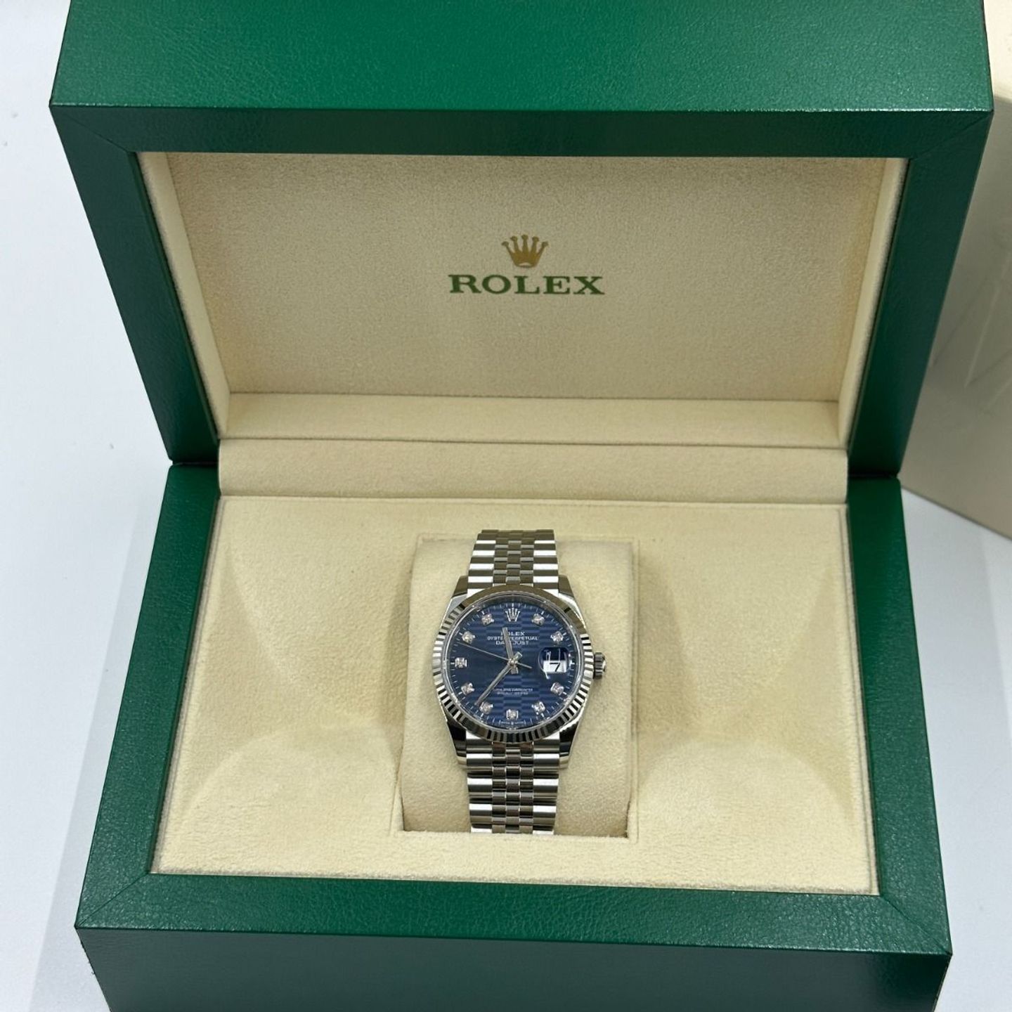 Rolex Datejust 36 126234 (2024) - Blue dial 36 mm Steel case (4/8)