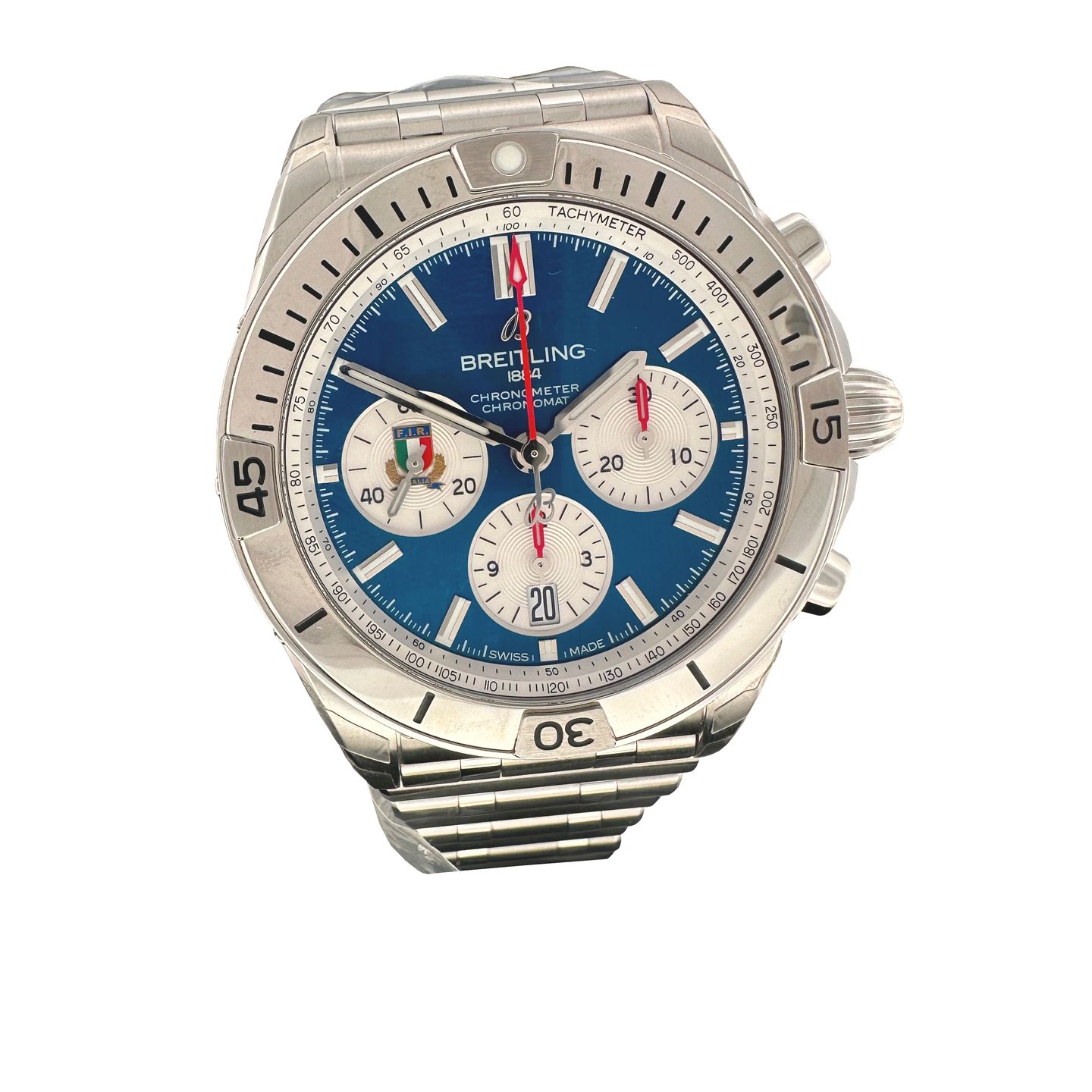 Breitling Chronomat 42 AB0134A41C1A1 (2024) - Blauw wijzerplaat 42mm Staal (2/7)