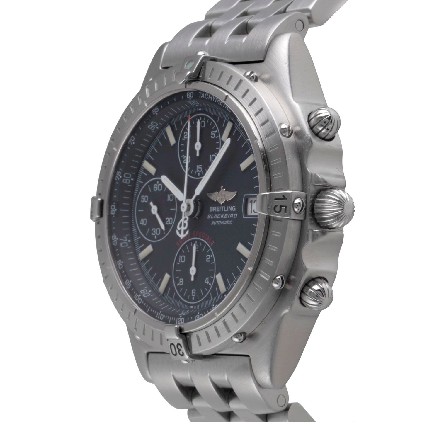 Breitling Blackbird A13350 (2001) - 40 mm Steel case (6/8)