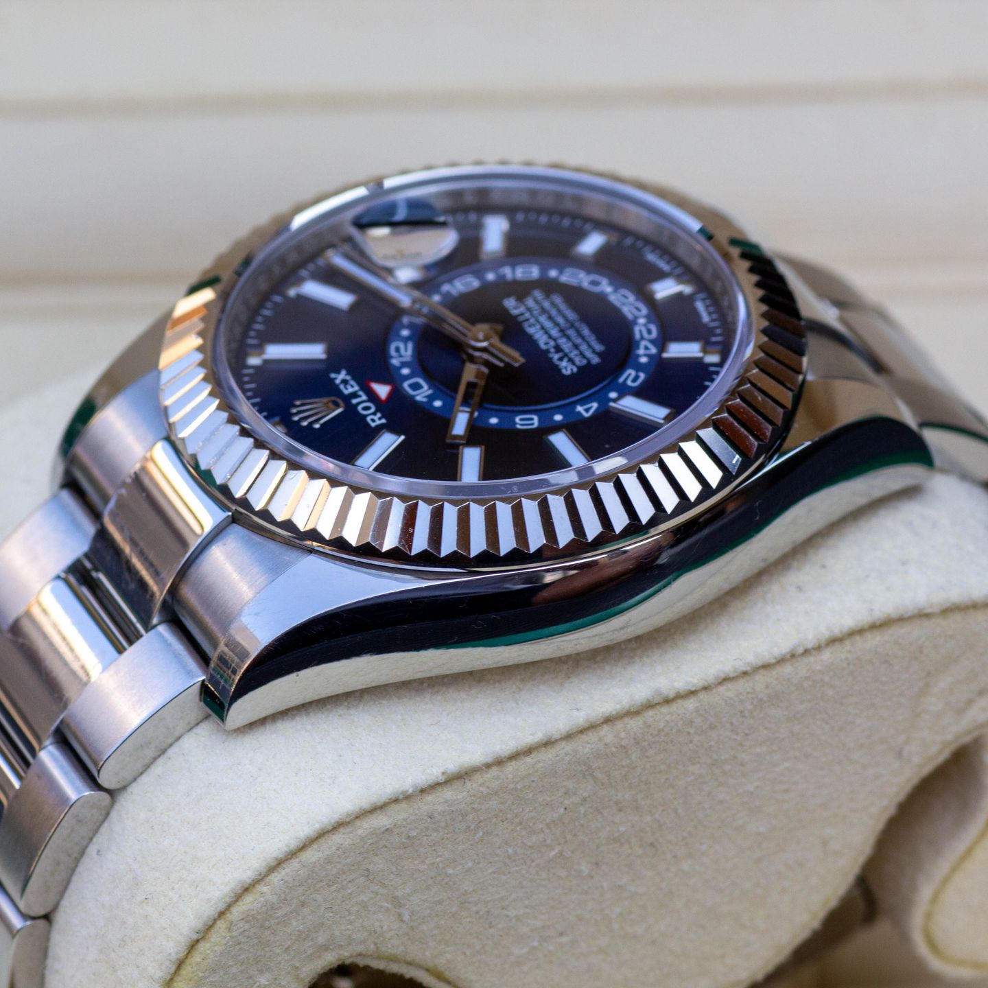 Rolex Sky-Dweller 326934 (2019) - Blauw wijzerplaat 42mm Staal (8/8)