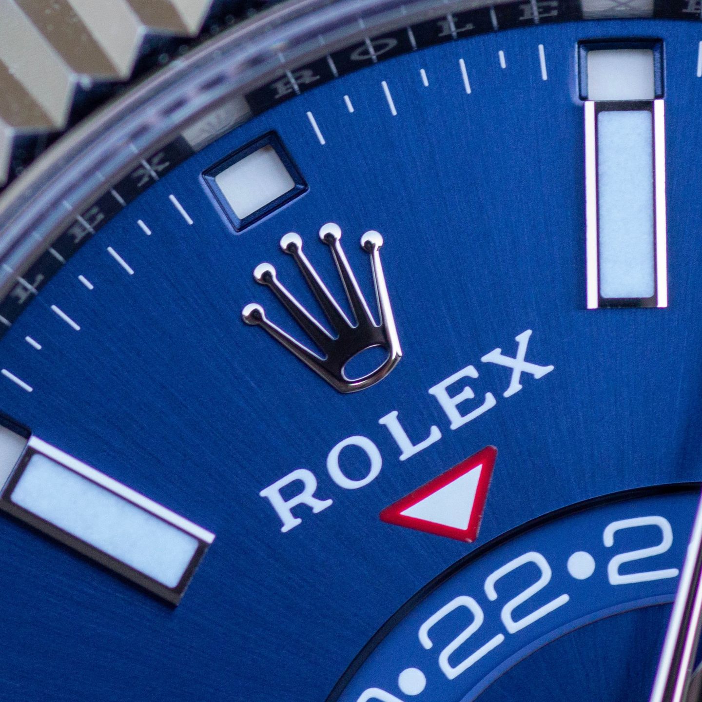 Rolex Sky-Dweller 326934 (2019) - Blue dial 42 mm Steel case (3/8)