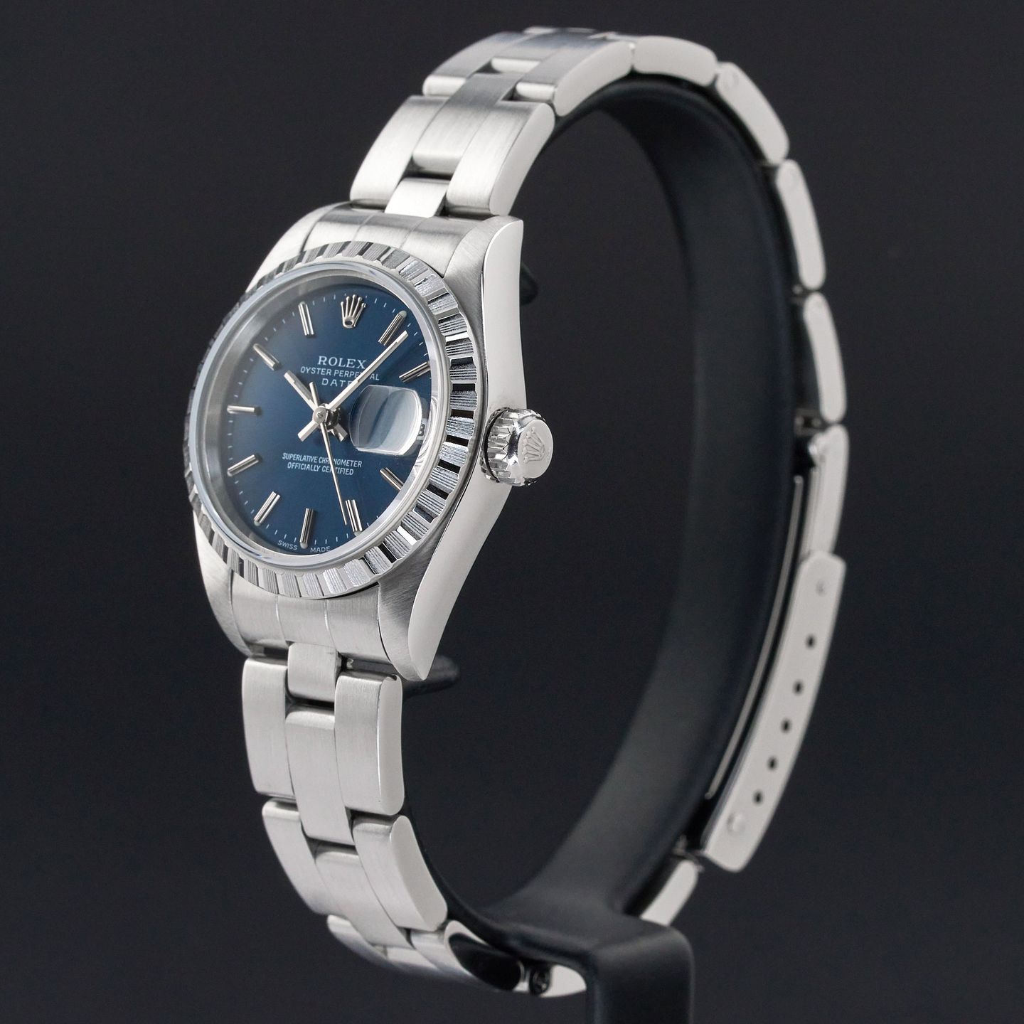 Rolex Oyster Perpetual Lady Date 79240 (2002) - 26mm Staal (4/8)