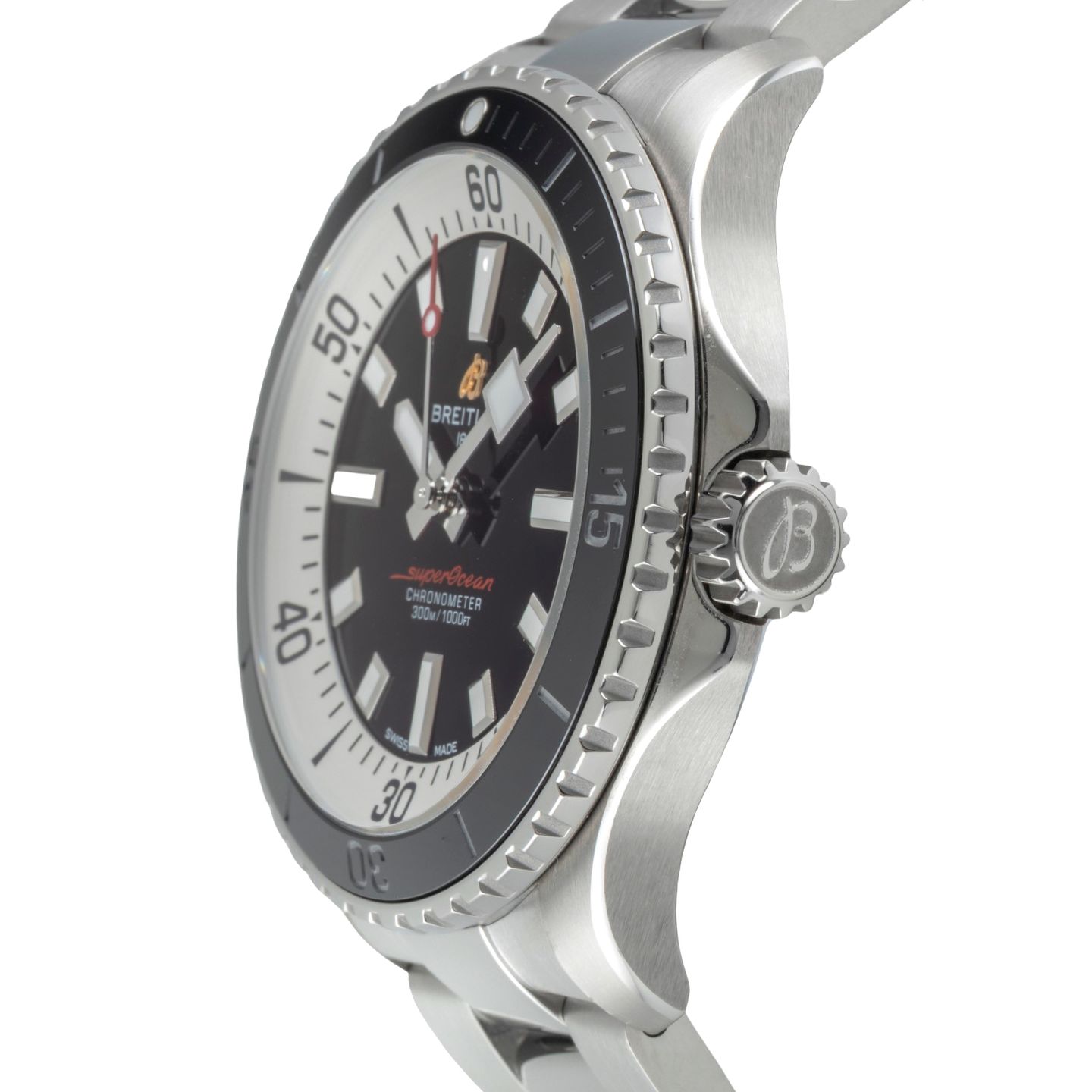 Breitling Superocean 42 A17375211B1A1 (Unknown (random serial)) - Black dial 42 mm Steel case (6/8)