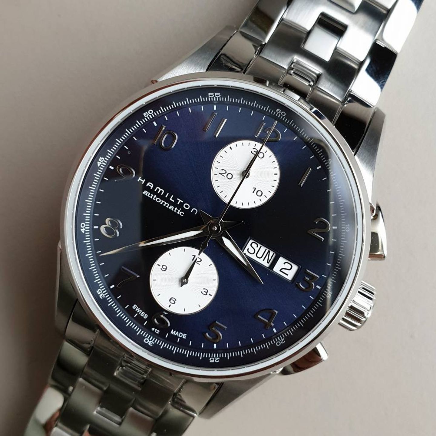 Hamilton Jazzmaster H32576141 (2025) - Blue dial 41 mm Steel case (1/8)