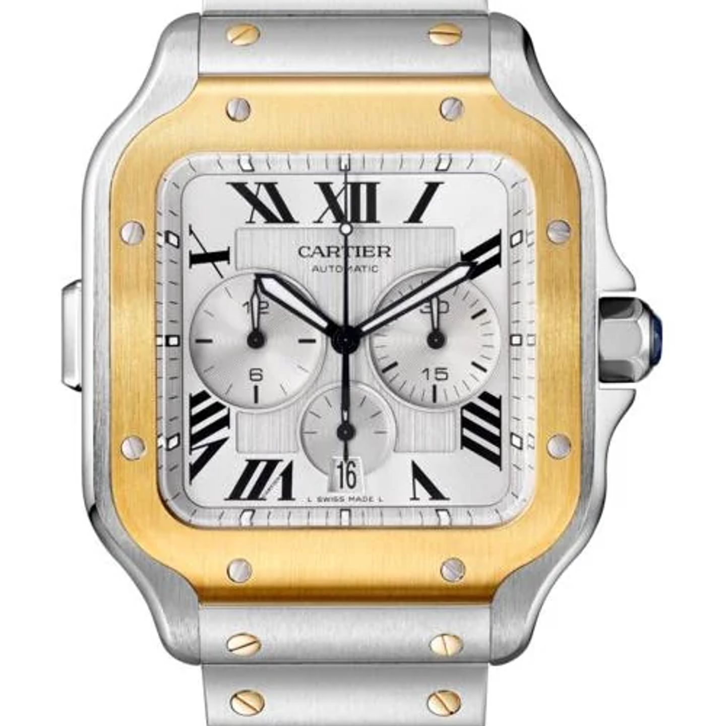 Cartier Santos W2SA0008 (2026) - White dial 45 mm Steel case (1/1)