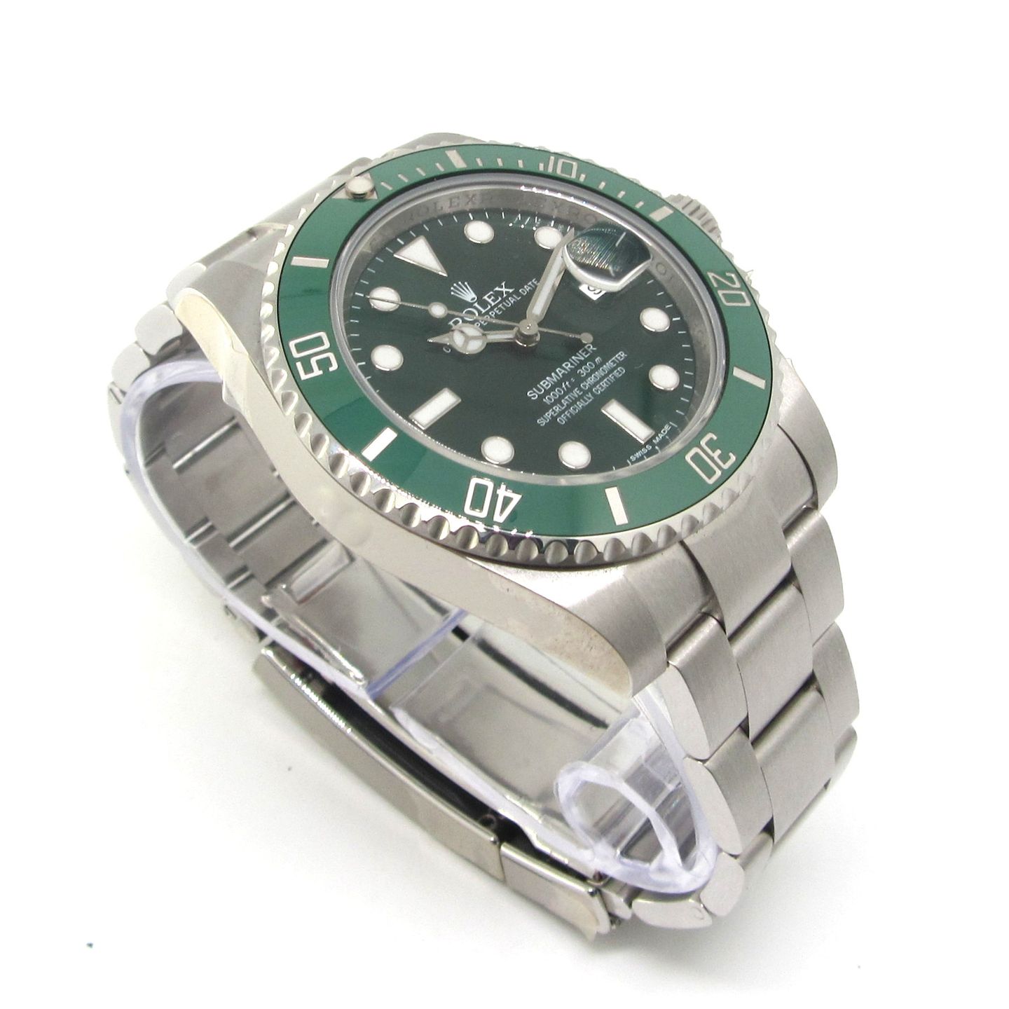Rolex Submariner Date 116610LV (2015) - Groen wijzerplaat 40mm Staal (6/6)