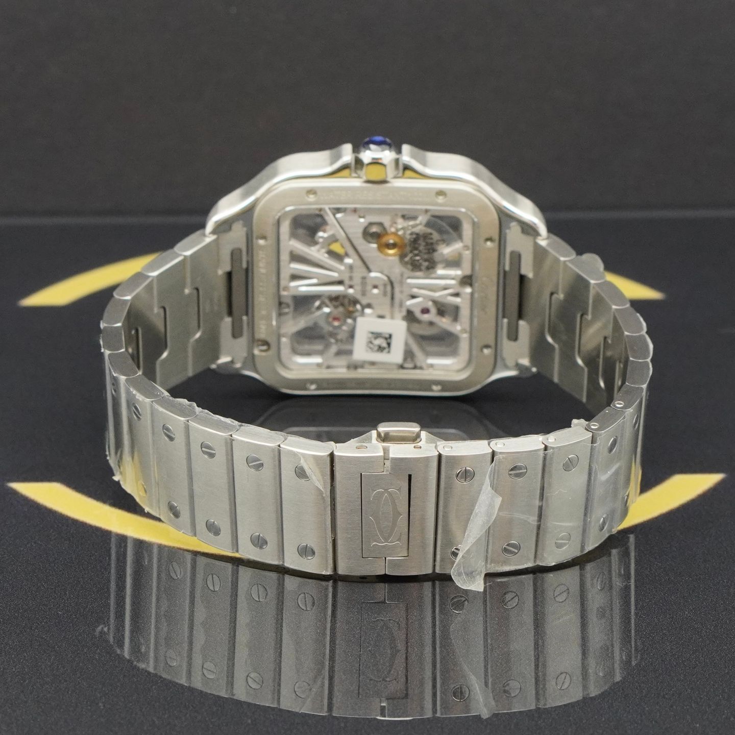 Cartier Santos WHSA0015 (2022) - Transparant wijzerplaat 40mm Staal (5/6)