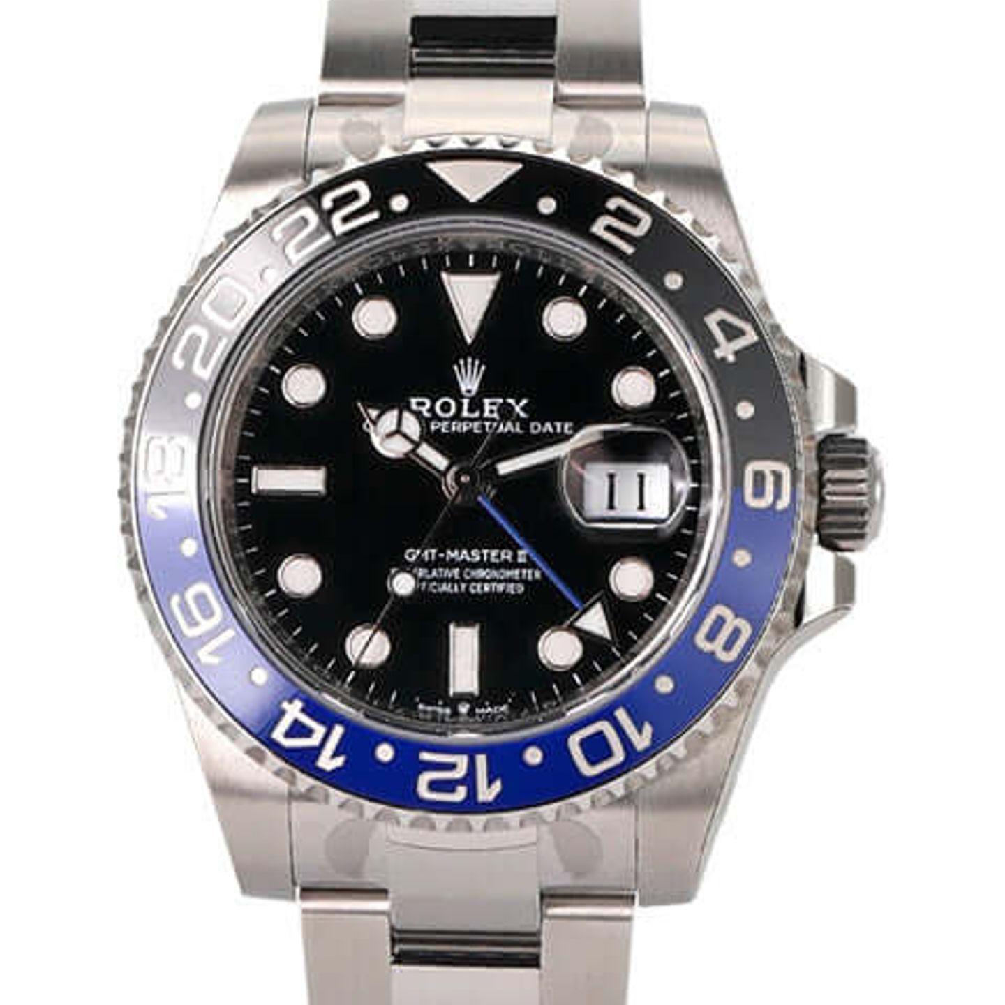 Rolex GMT-Master II 126710BLNR (2023) - Zwart wijzerplaat 40mm Staal (1/8)