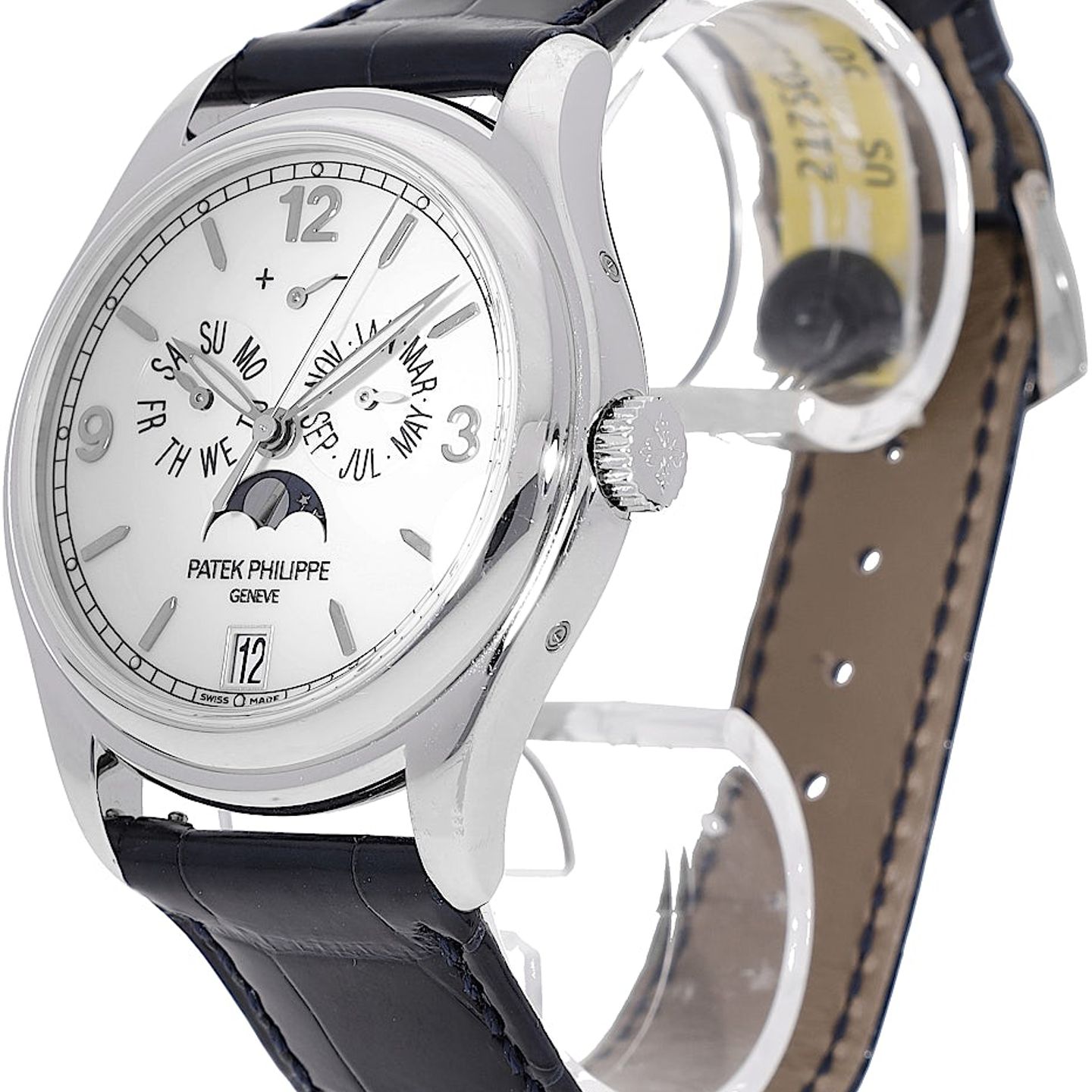 Patek Philippe Annual Calendar 5146G-001 (2005) - Beige dial 39 mm White Gold case (3/5)