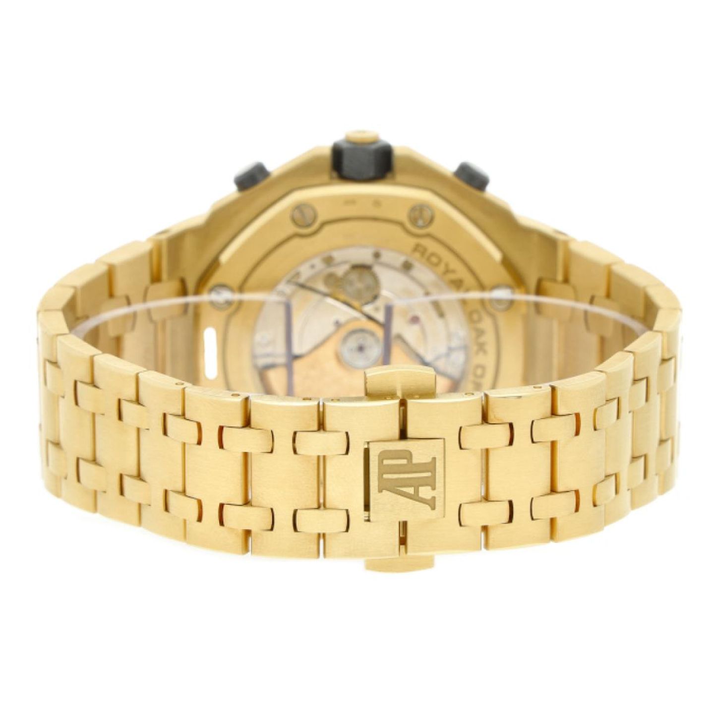 Audemars Piguet Royal Oak Offshore Chronograph 26470BA.OO.1000BA.01 (2018) - Blauw wijzerplaat 42mm Geelgoud (4/5)