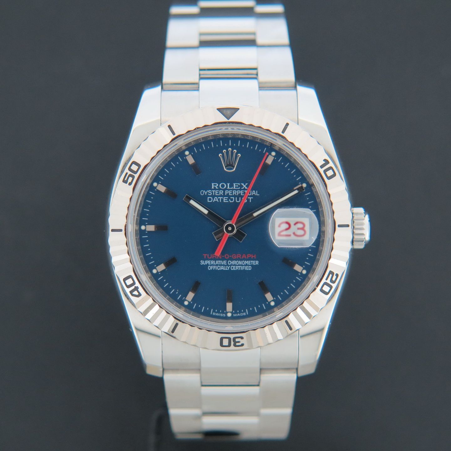 Rolex Datejust Turn-O-Graph 116264 (2009) - 36mm Staal (3/4)