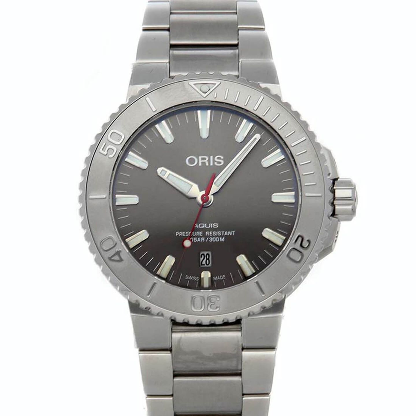 Oris Aquis Date 01 733 7730 4153-07 8 24 05PEB (2023) - Grey dial 44 mm Steel case (2/2)