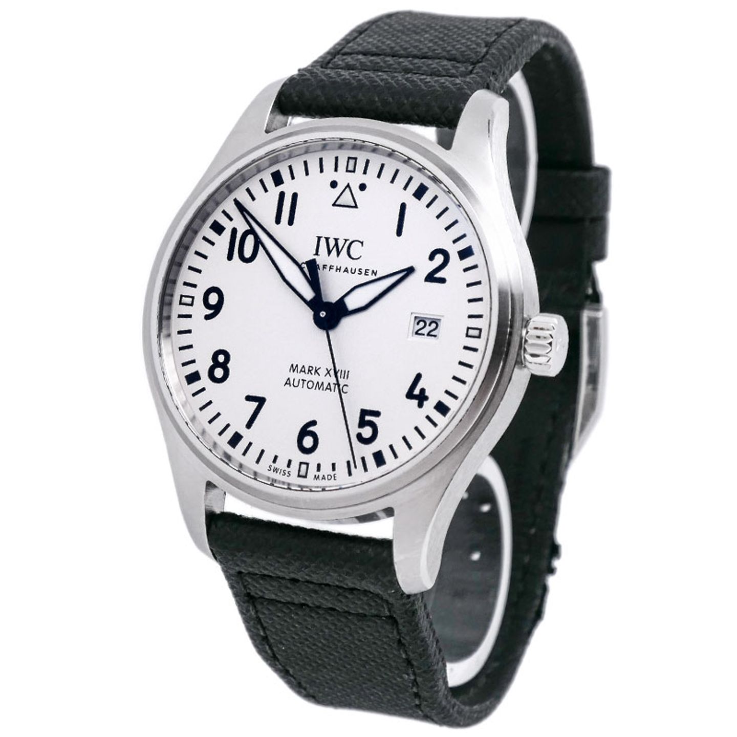 IWC Pilot Mark IW327002 (2018) - Silver dial 40 mm Steel case (2/6)