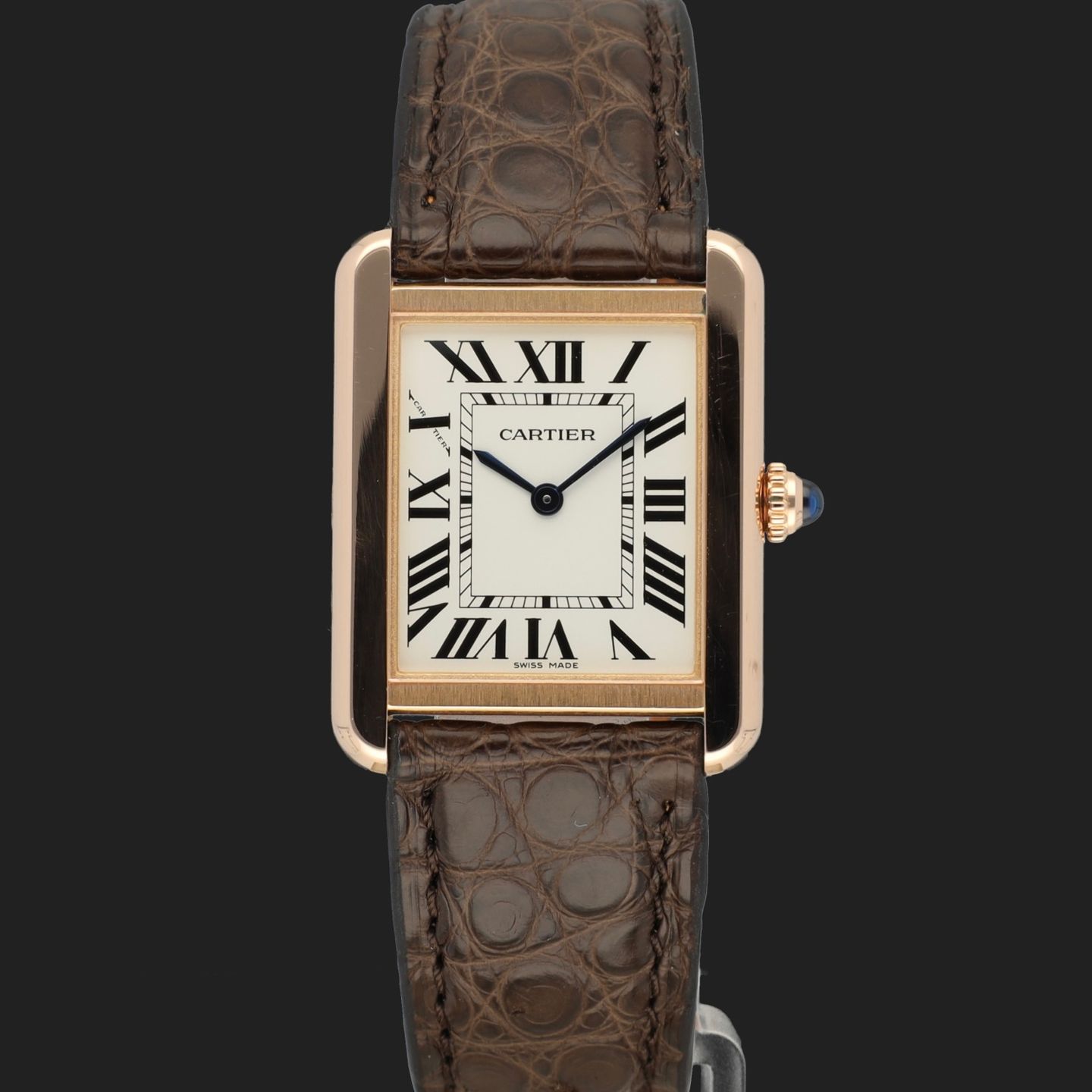 Cartier Tank Solo W5200024 (2021) - Silver dial 31 mm Rose Gold case (2/8)