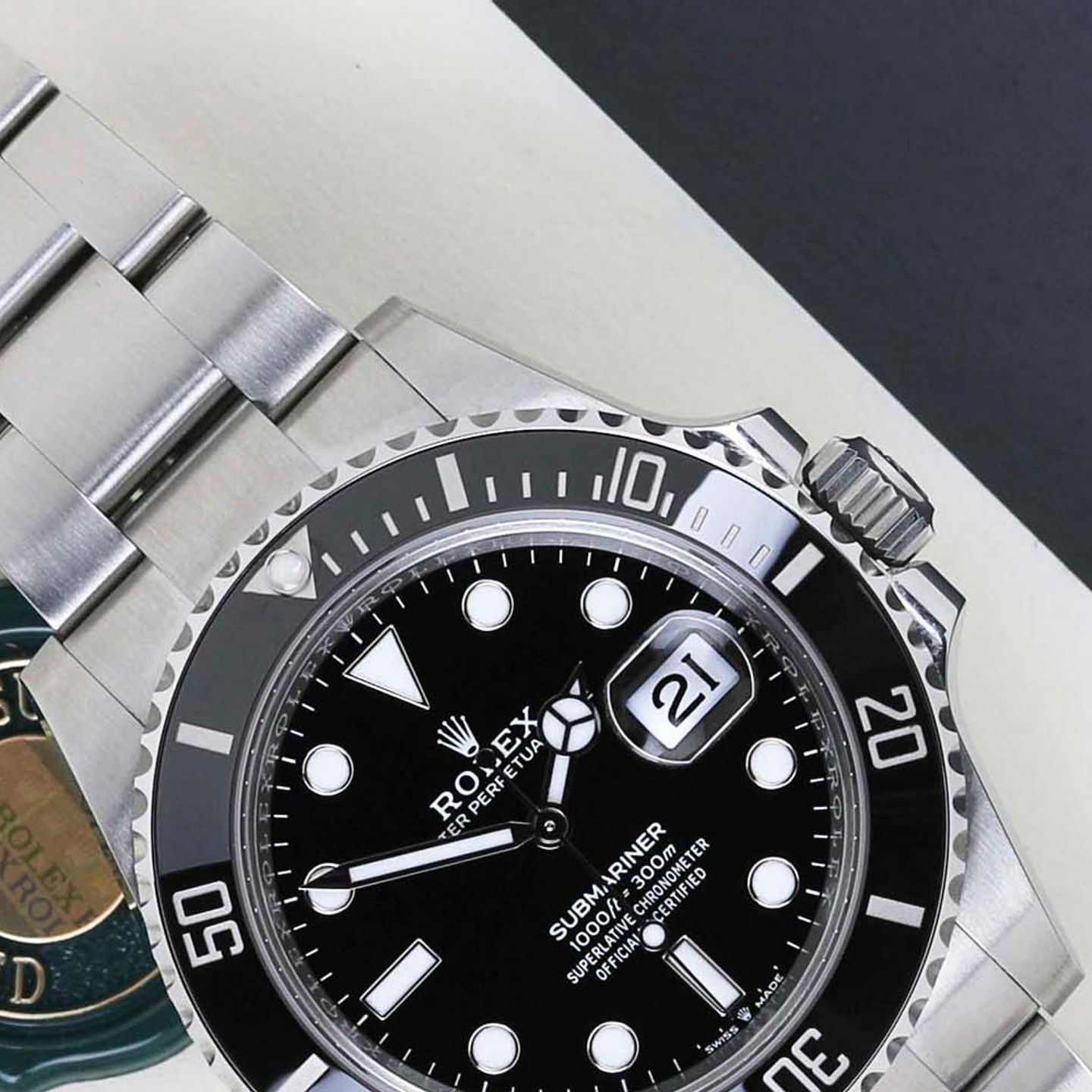 Rolex Submariner Date 126610LN (2025) - Zwart wijzerplaat 41mm Staal (3/8)