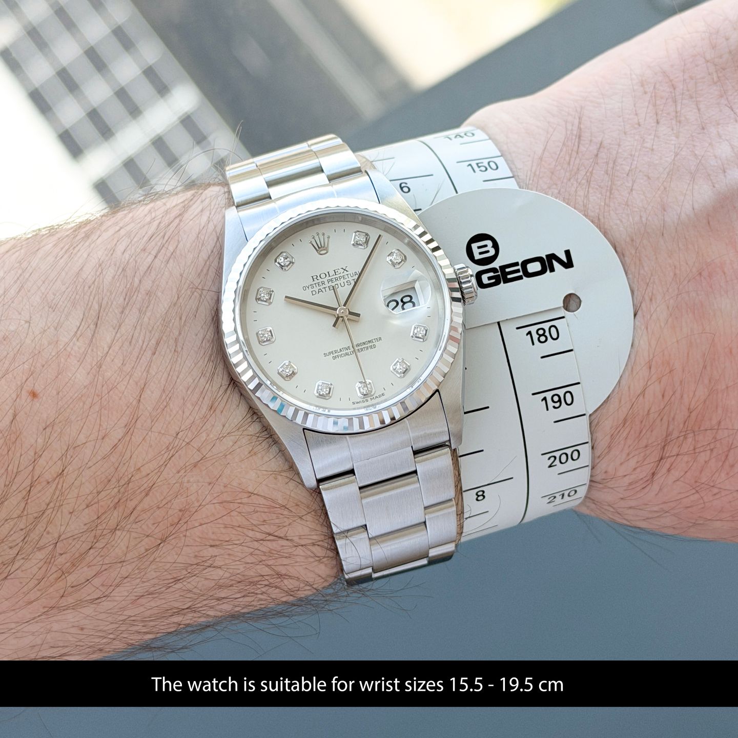 Rolex Datejust 36 16234 (1996) - 36 mm Steel case (2/8)