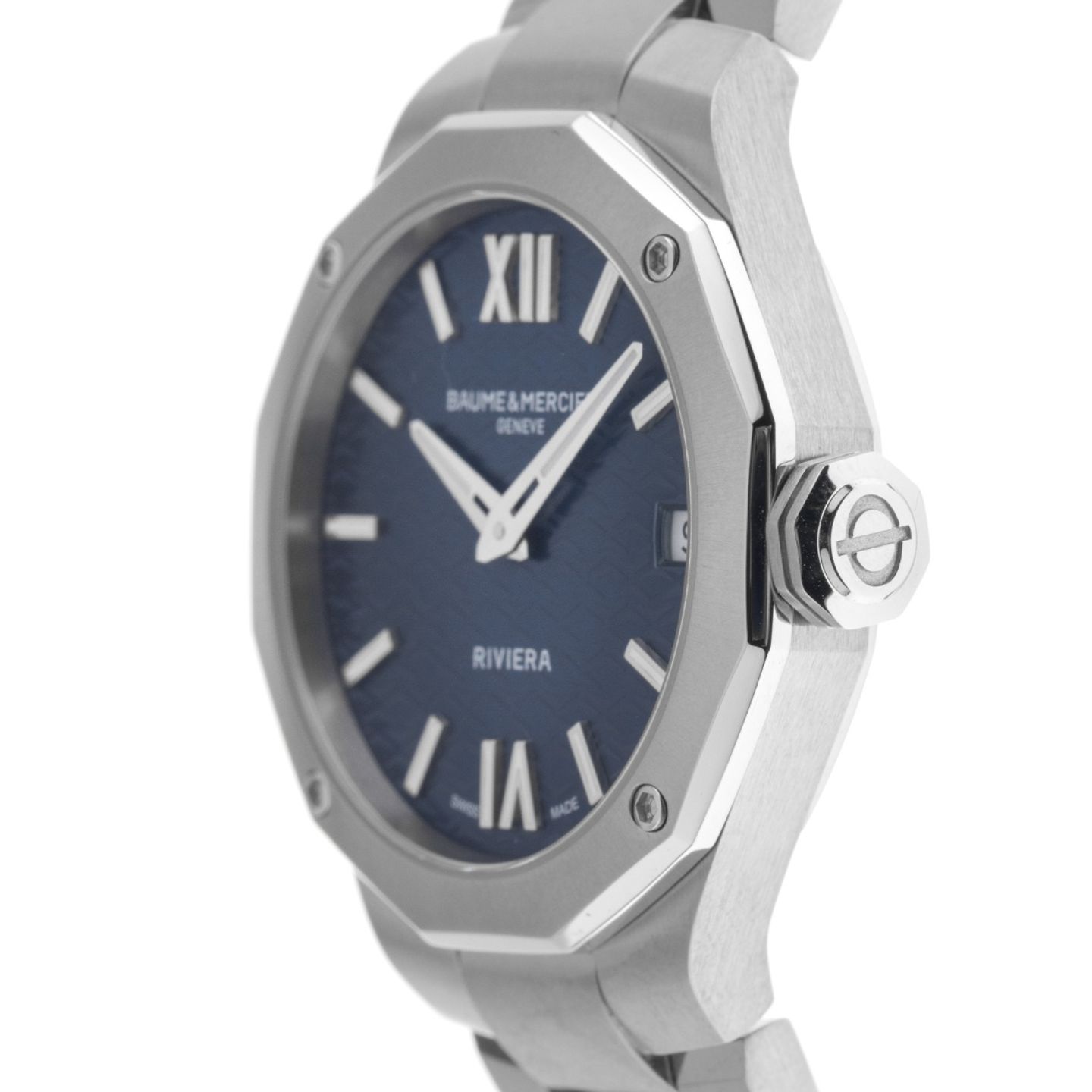 Baume & Mercier Riviera M0A10727 (2025) - Blue dial 33 mm Steel case (4/7)
