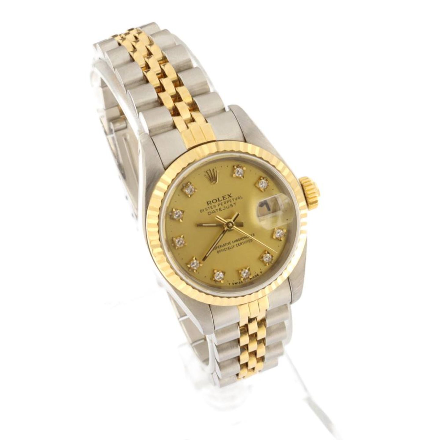 Rolex Lady-Datejust 69173 (1988) - 26mm Goud/Staal (3/6)