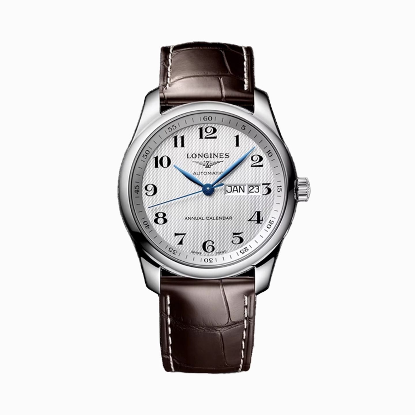 Longines Master Collection L2.910.4.78.3 (2025) - Zilver wijzerplaat 40mm Staal (1/1)