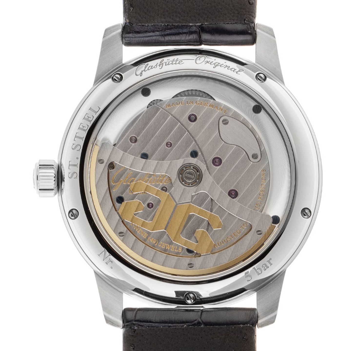 Glashütte Original PanoMaticInverse 1-91-02-02-02-61 (2026) - Grey dial 42 mm Steel case (6/7)