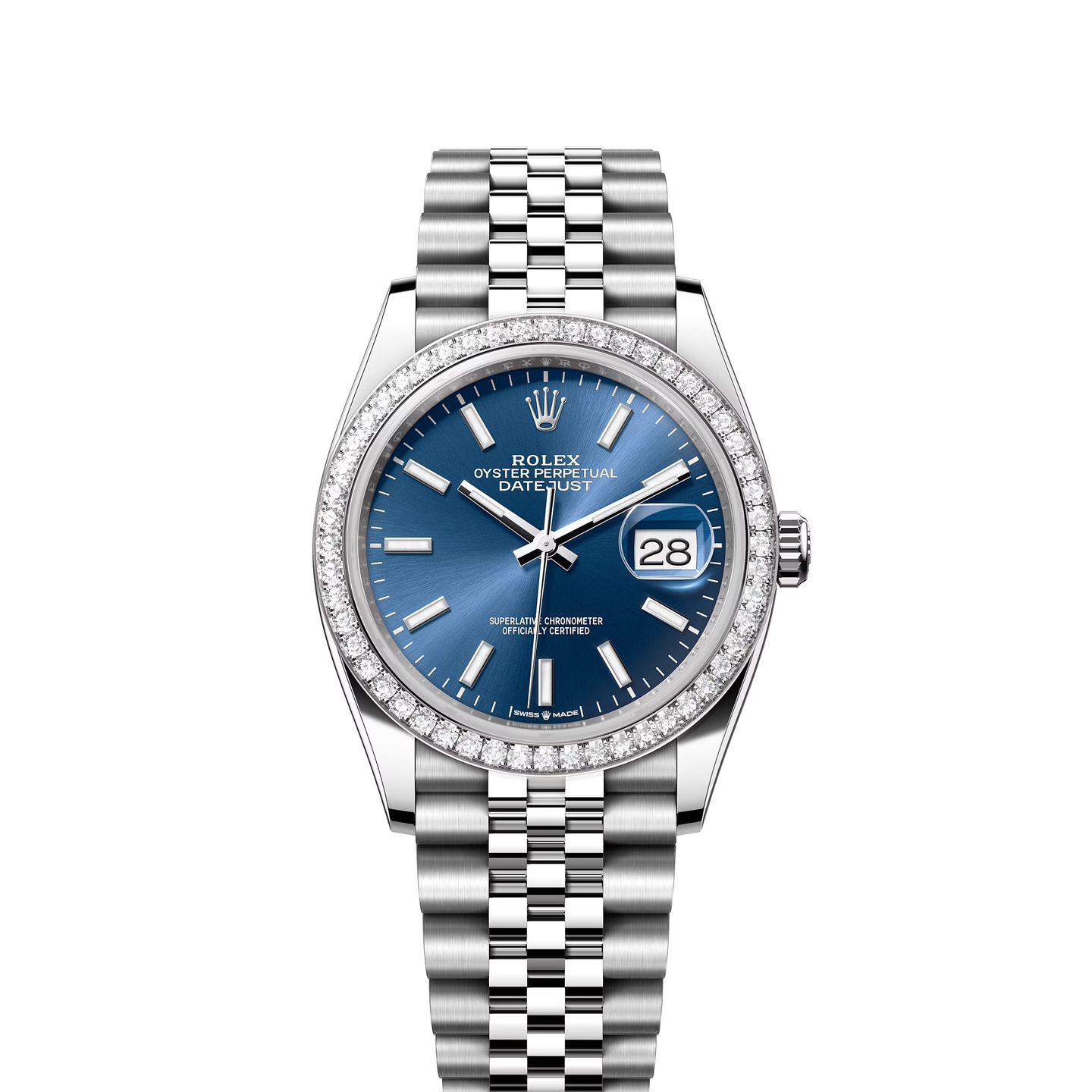 Rolex Datejust 36 126284RBR (2024) - Blauw wijzerplaat 36mm Staal (1/1)