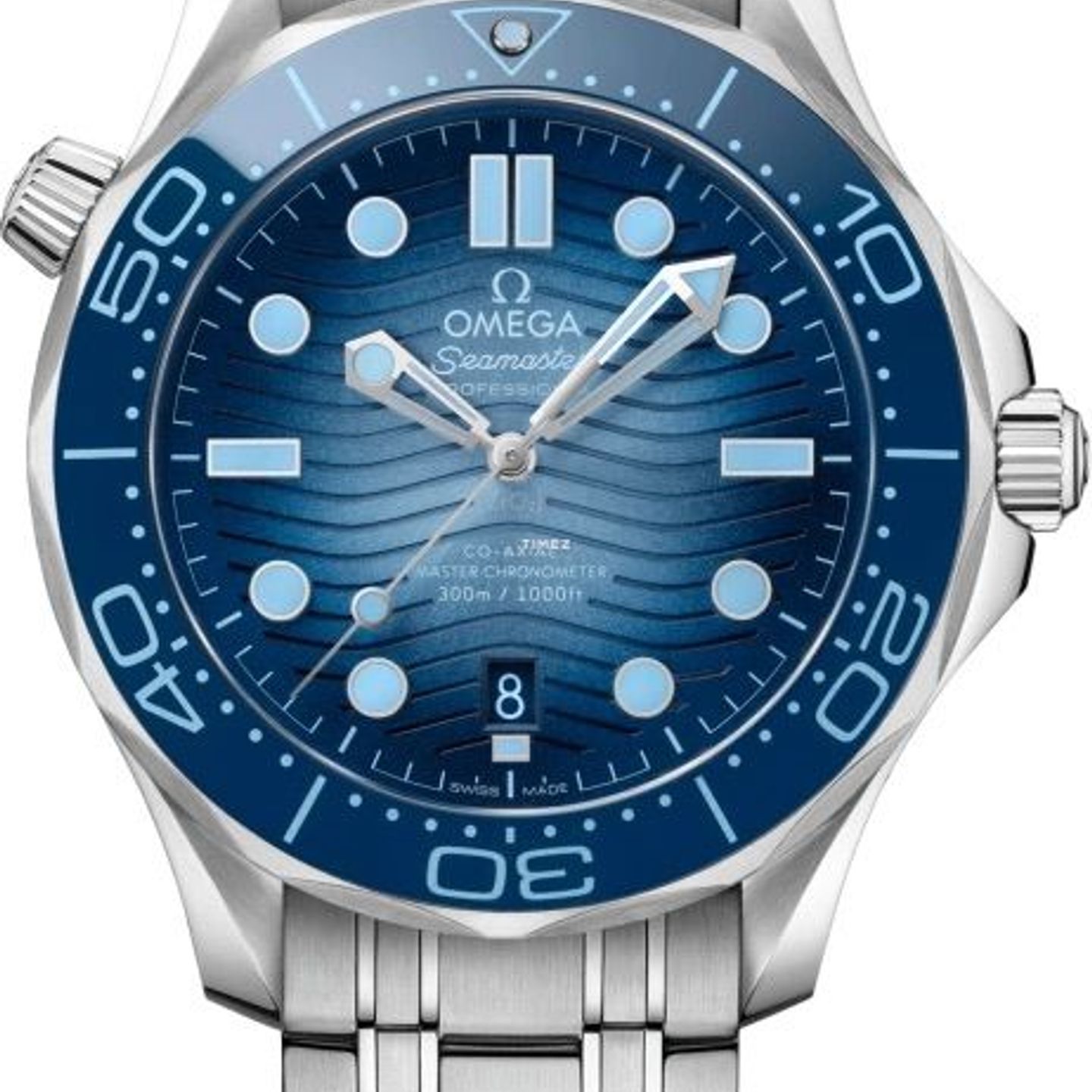 Omega Seamaster Diver 300 M 210.30.42.20.03.003 (2023) - Blauw wijzerplaat 42mm Staal (1/8)