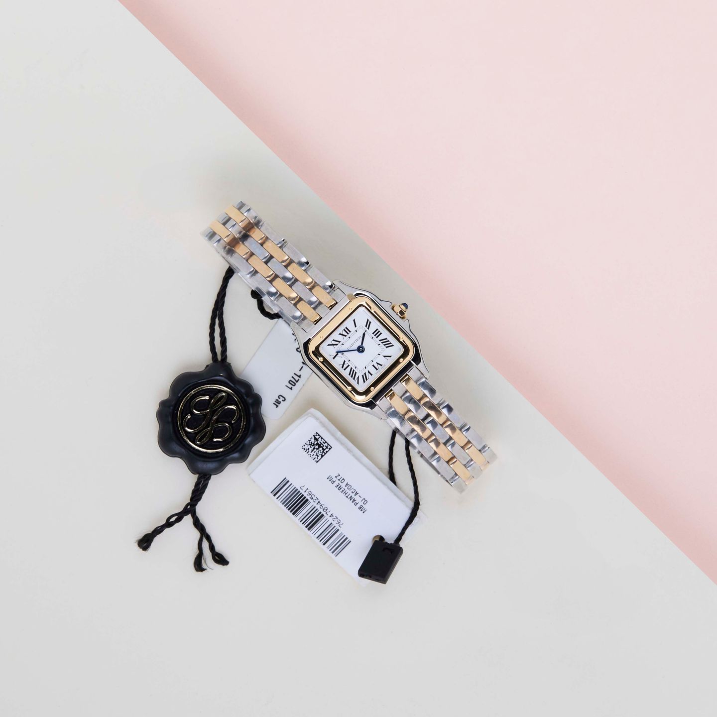 Cartier Panthère W2PN0018 (2025) - White dial 30 mm Gold/Steel case (2/8)