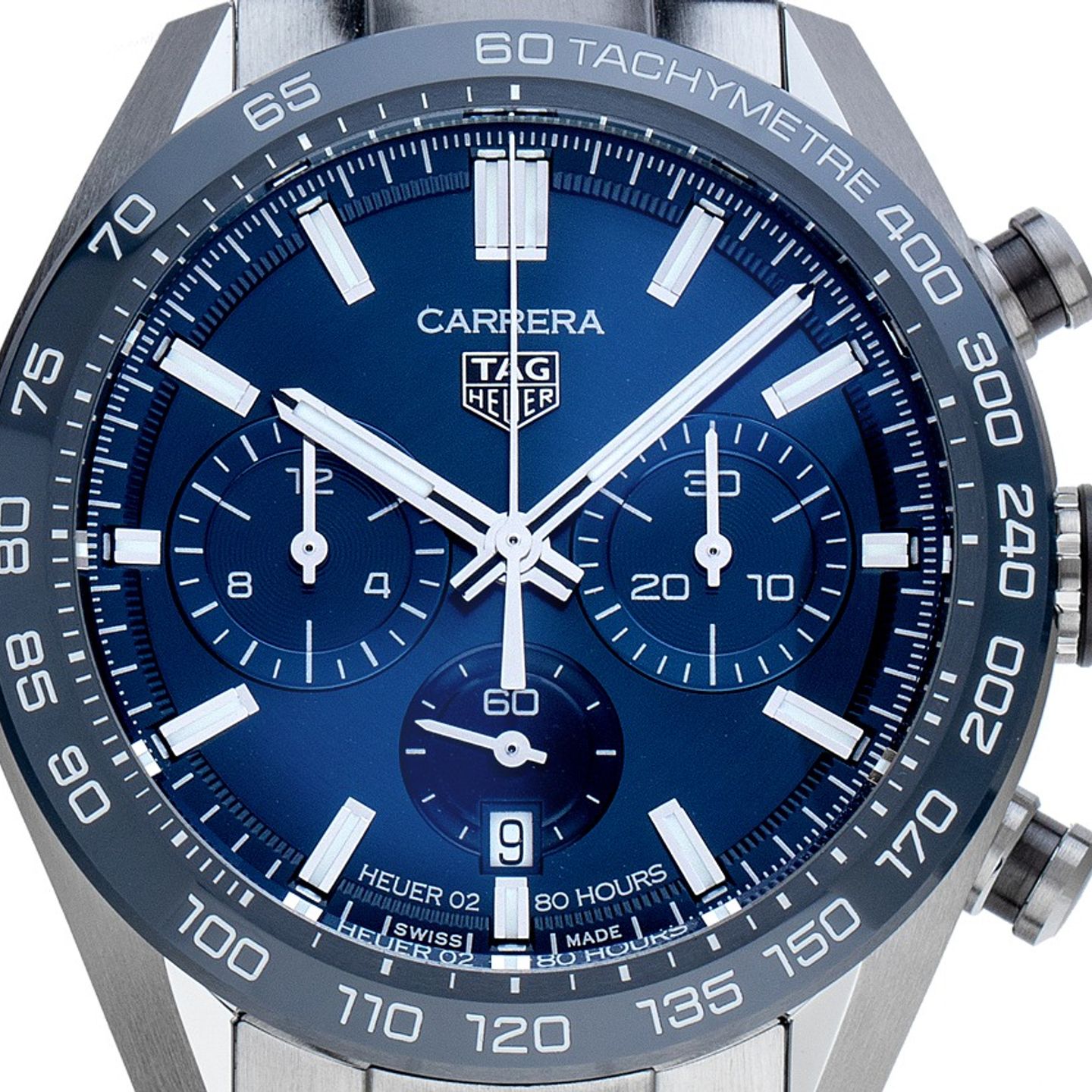 TAG Heuer Carrera CBN2A1A.BA0643 (2020) - Blue dial 44 mm Steel case (1/7)