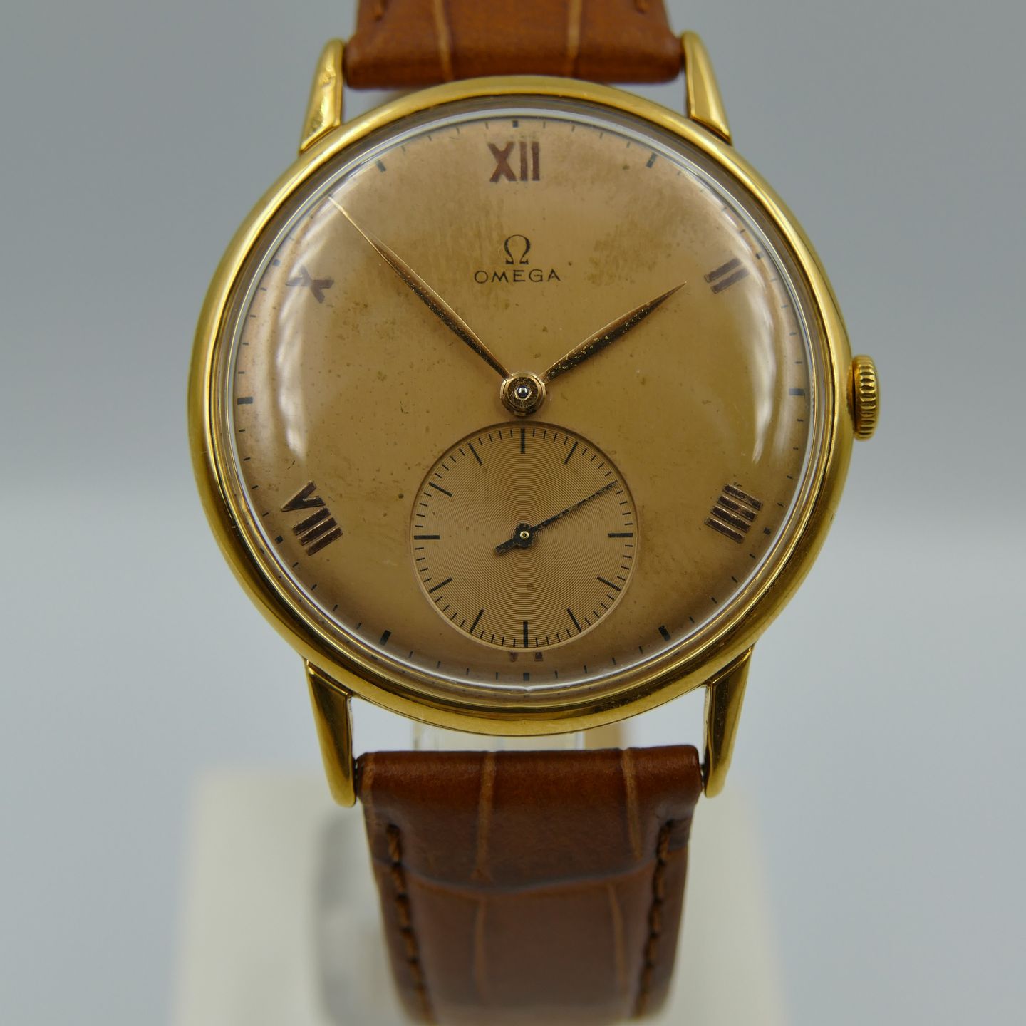 Omega Vintage 40's vintage watch mens Omega jumbo oversize manual wind cal 30t2 ref. 2272 -2 - (2/8)