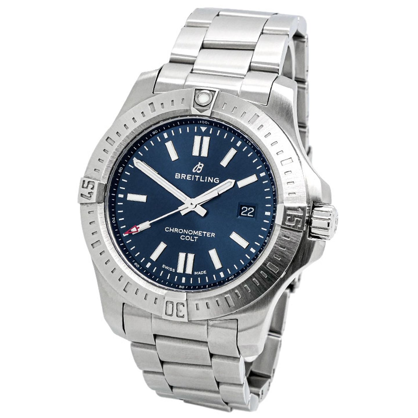 Breitling Chronomat Colt A17388101C1A1 (2020) - Blauw wijzerplaat 44mm Staal (2/6)