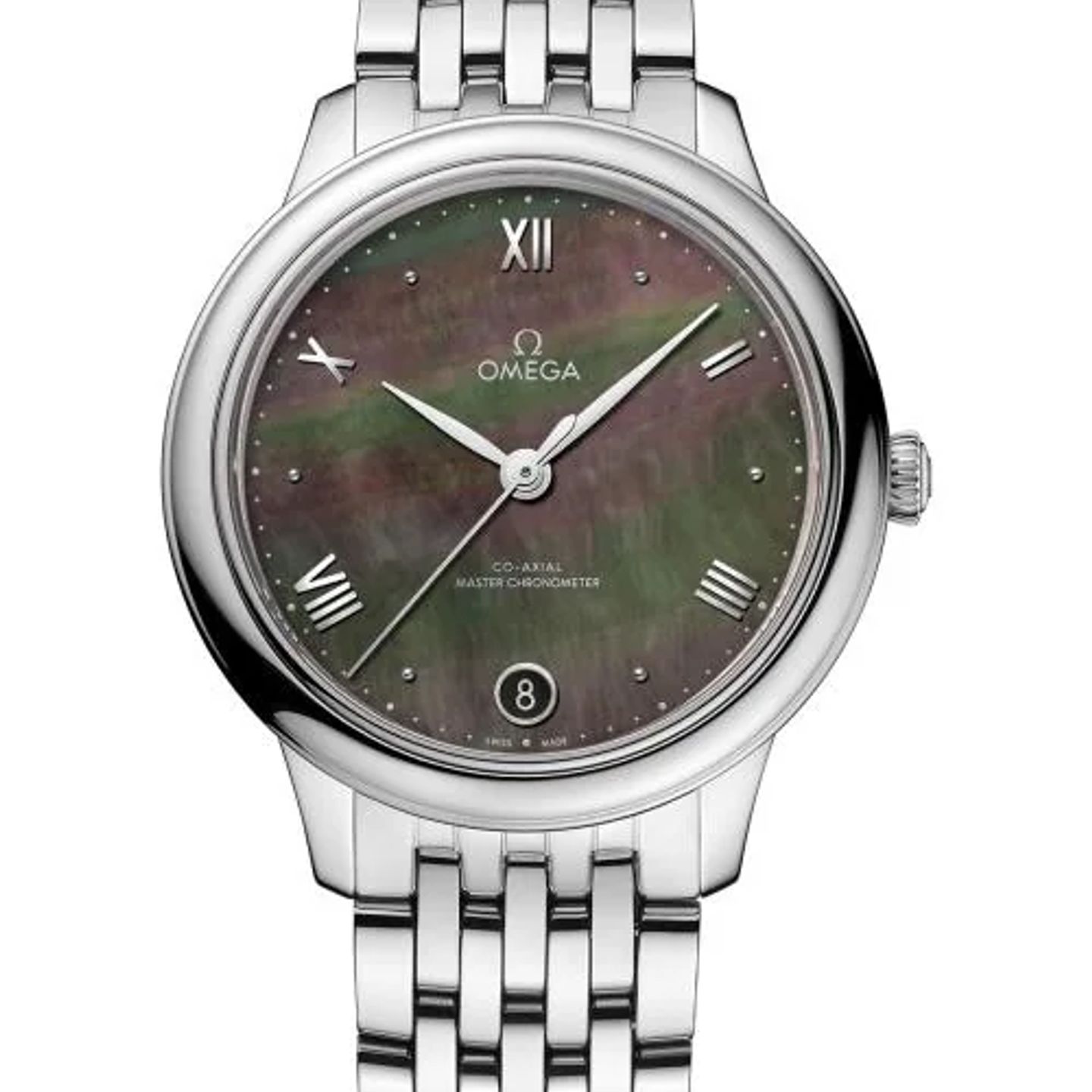 Omega De Ville 434.10.34.20.07.001 (2026) - Bruin wijzerplaat 34mm Staal (1/1)