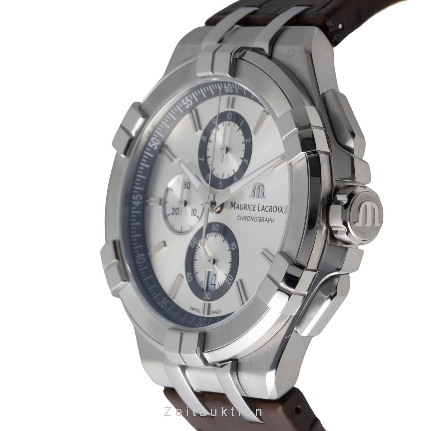 Maurice Lacroix Aikon AI6006-PVY11-170-1 (Unknown (random serial)) - Pearl dial 35 mm Steel case (5/8)