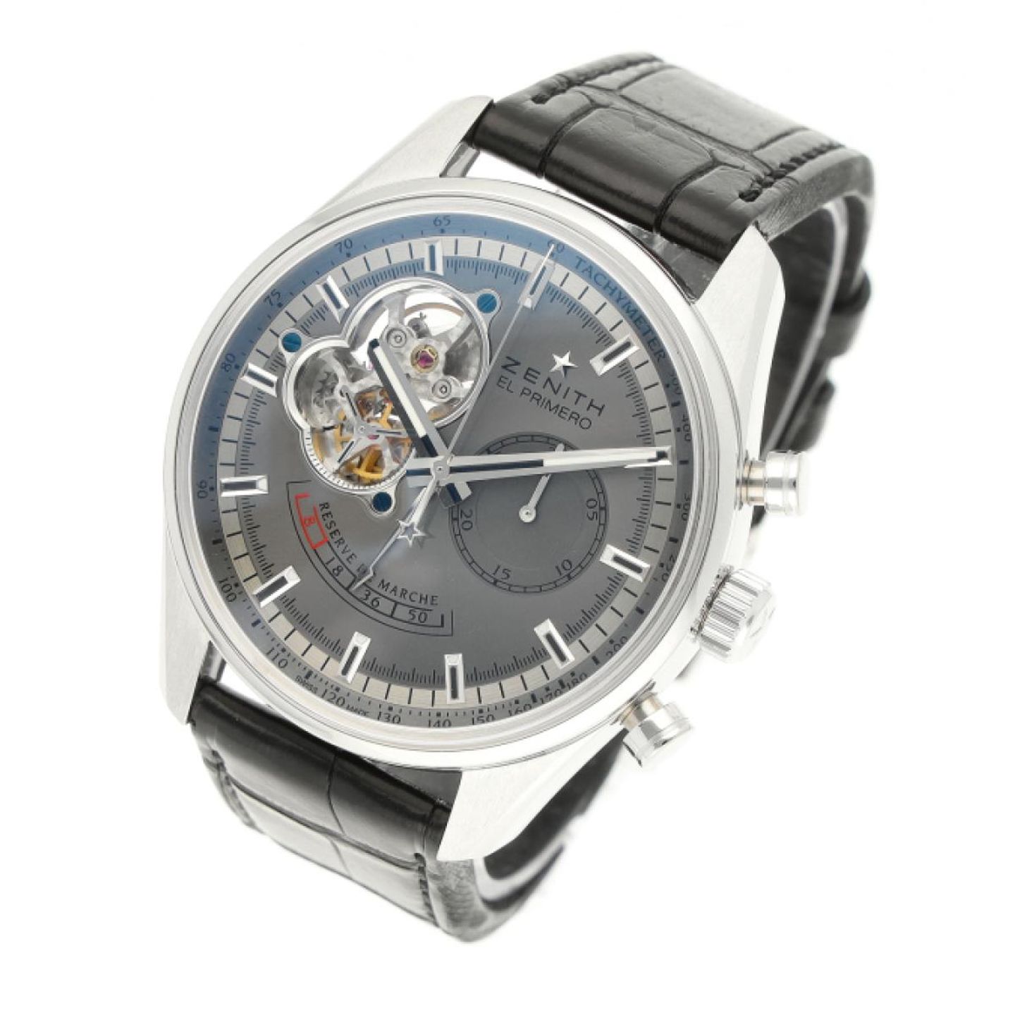 Zenith El Primero Chronomaster 40.2082.4021/91.C496 (2014) - Grey dial 42 mm Platinum case (2/8)
