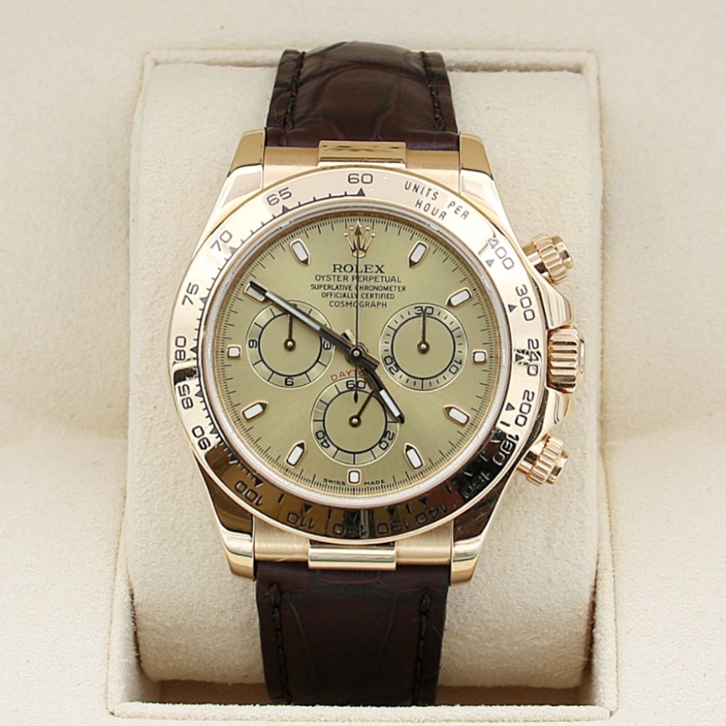 Rolex Daytona 116518 (Onbekend (willekeurig serienummer)) - 40mm Geelgoud (2/8)