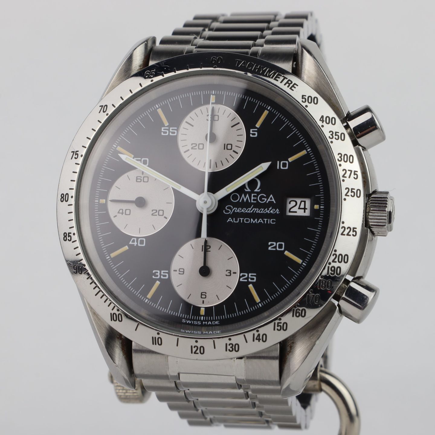 Omega Speedmaster Date 3511.50 (1993) - Black dial 39 mm Steel case (1/8)