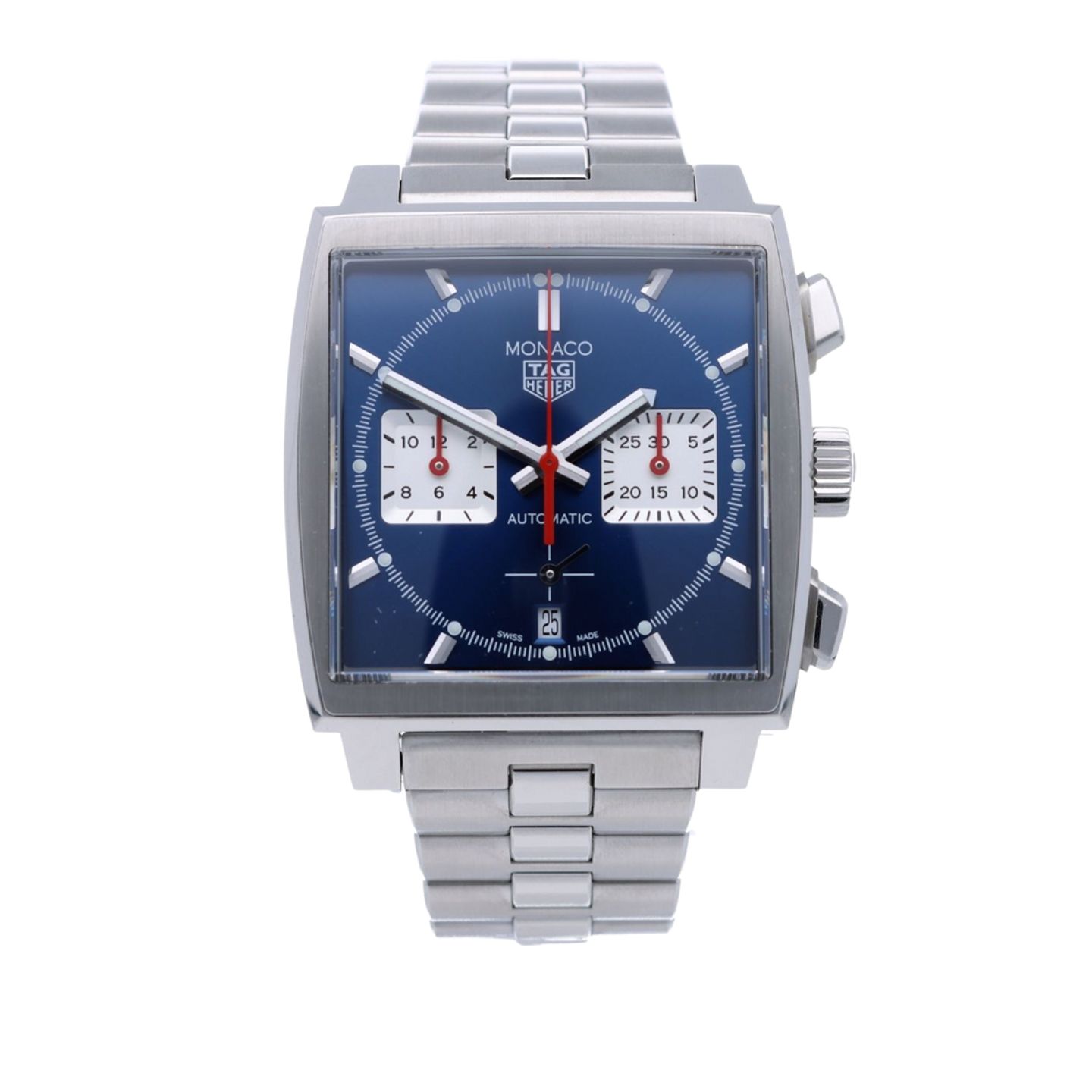 TAG Heuer Monaco CBL2111.BA0644 (2024) - Blue dial 39 mm Steel case (1/7)