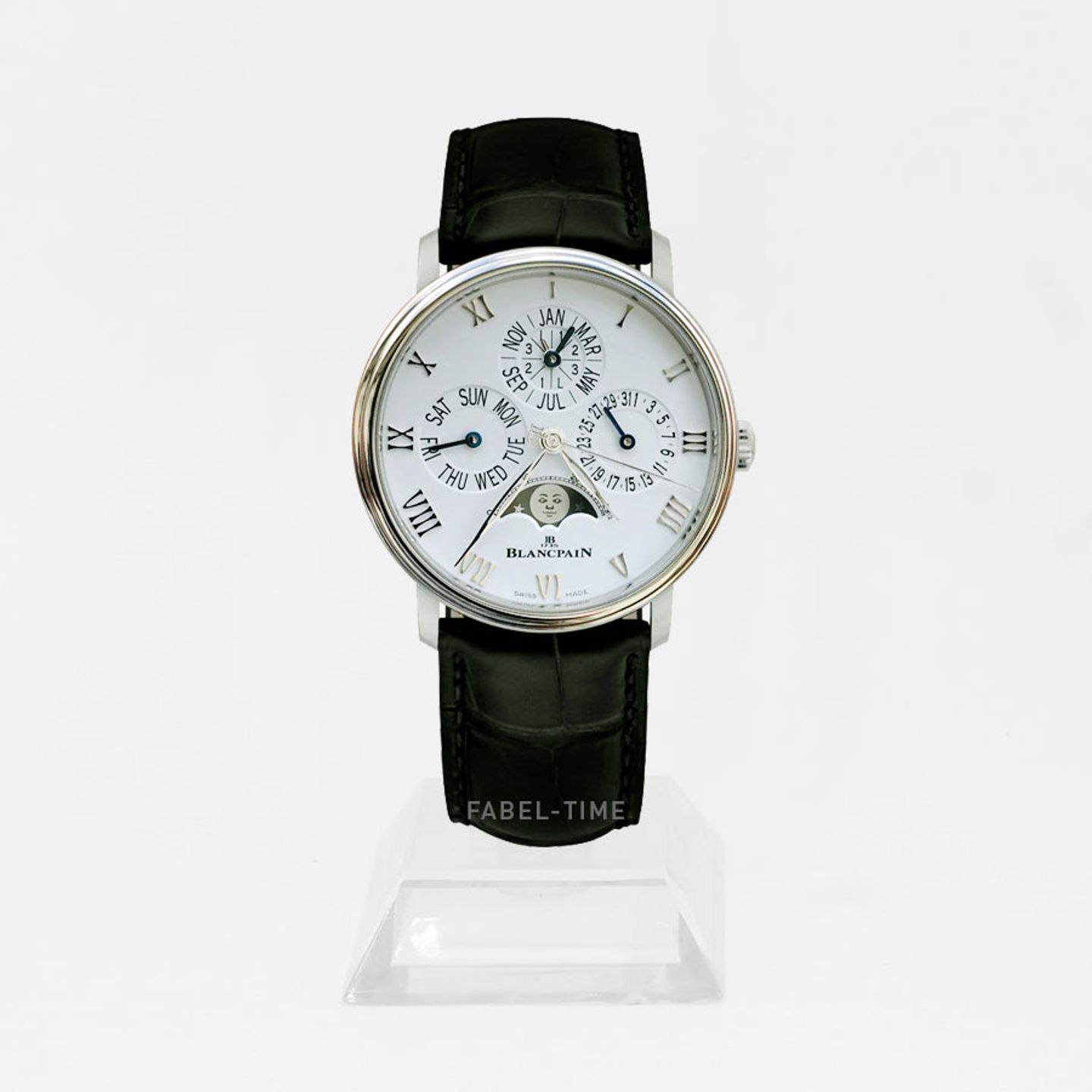 Blancpain Villeret 6656-1127-55B (2024) - White dial 41 mm Steel case (1/1)