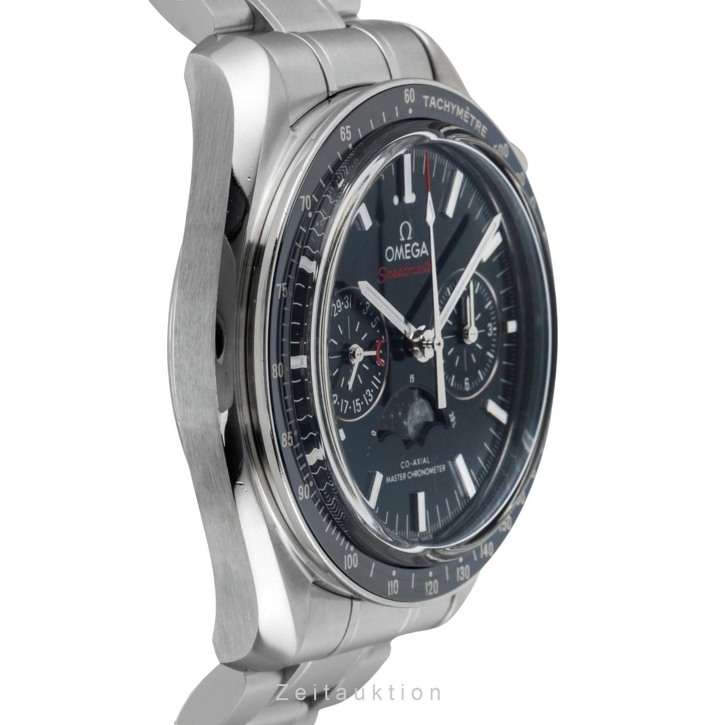 Omega Speedmaster Moonphase 304.33.44.52.03.001 (Onbekend (willekeurig serienummer)) - Blauw wijzerplaat 44mm Staal (6/8)