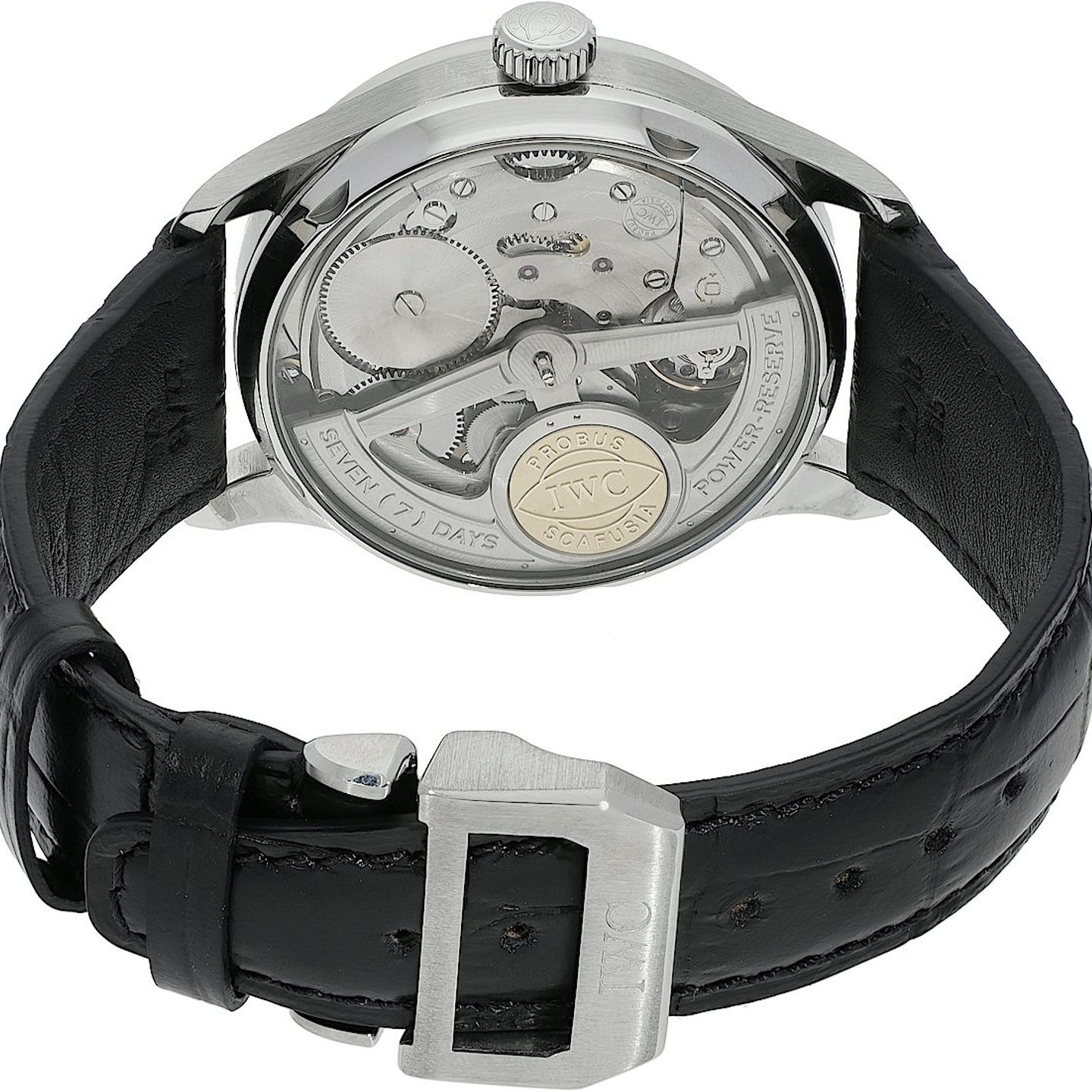 IWC Portuguese Automatic IW500107 (2013) - Silver dial 42 mm Steel case (5/5)