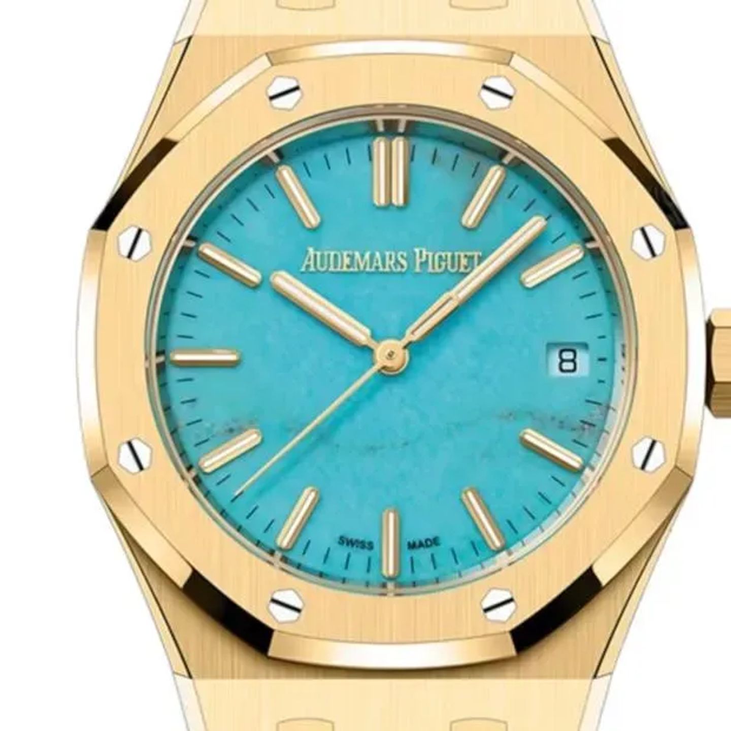 Audemars Piguet Royal Oak Selfwinding 15550BA.00.1356BA.01 (2025) - Paars wijzerplaat 37mm Geelgoud (3/6)